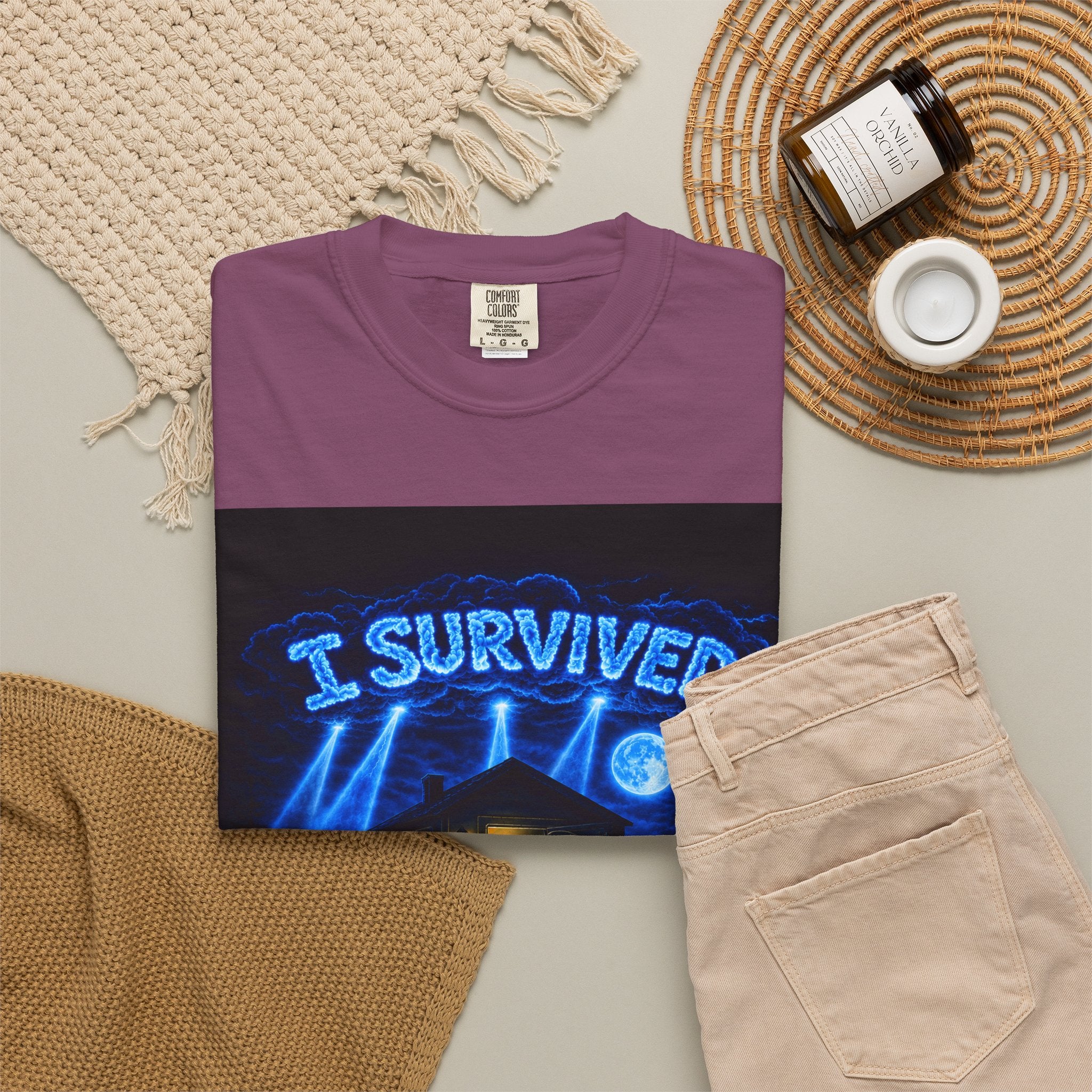 I Survived 2020 — LOCKDOWN S3:E1: "Quarantine" Unisex Garment-Dyed T-shirt