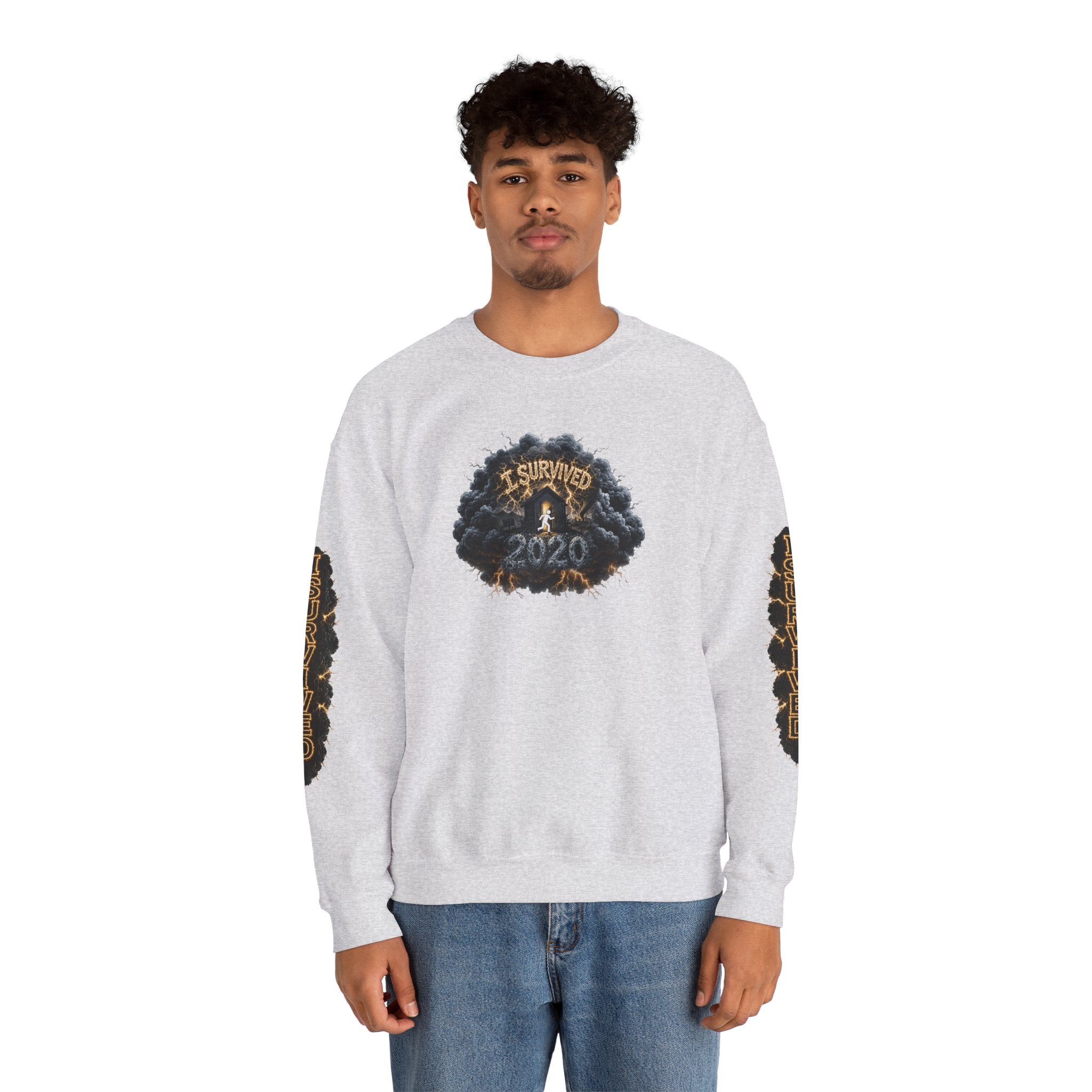 I Survived 2020 — Original PILOT Design: Director's Cut Special Edition Unisex Heavy Blend™ Crewneck Sweatshirt