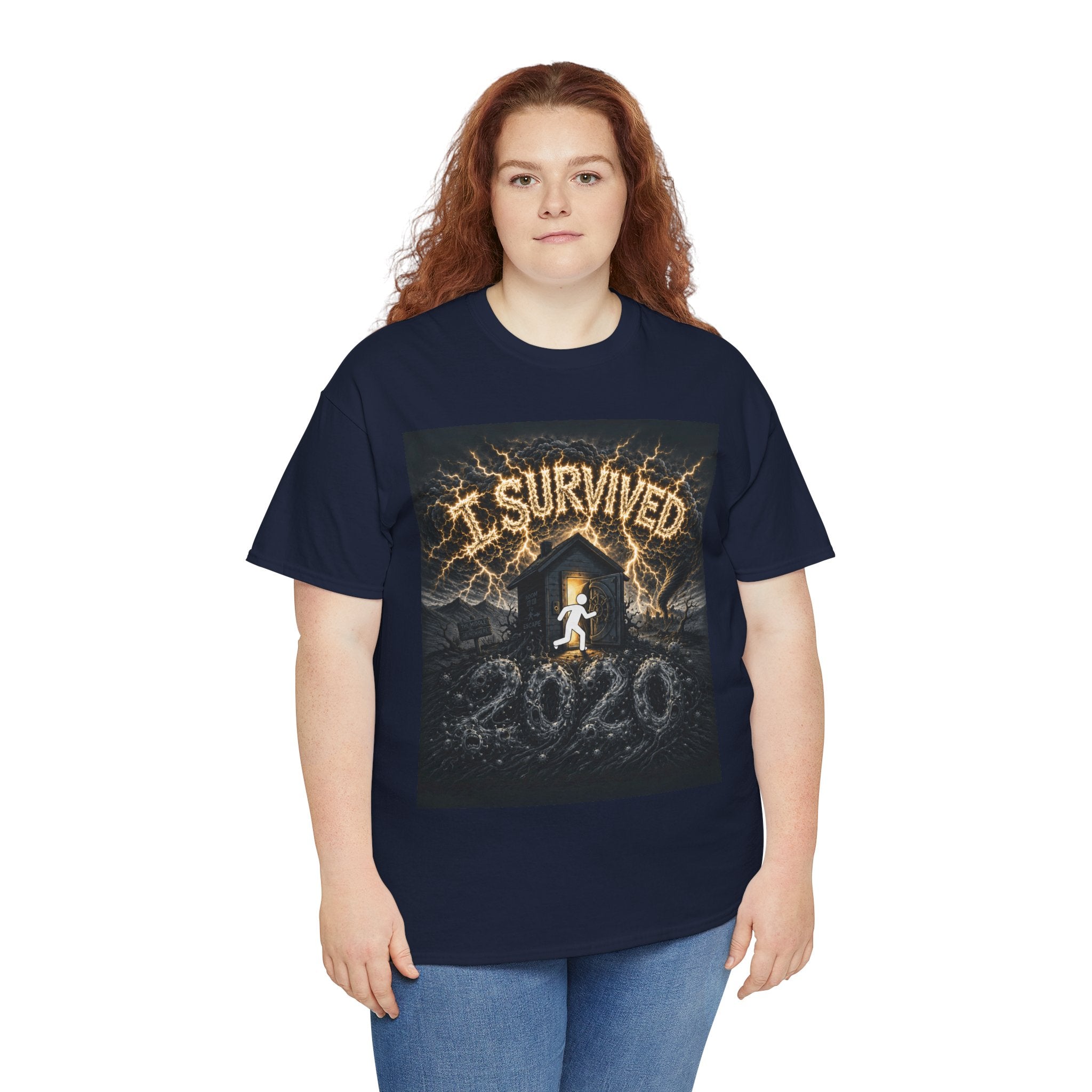 I Survived 2020 — Original PILOT Design Unisex Heavy Cotton Tee