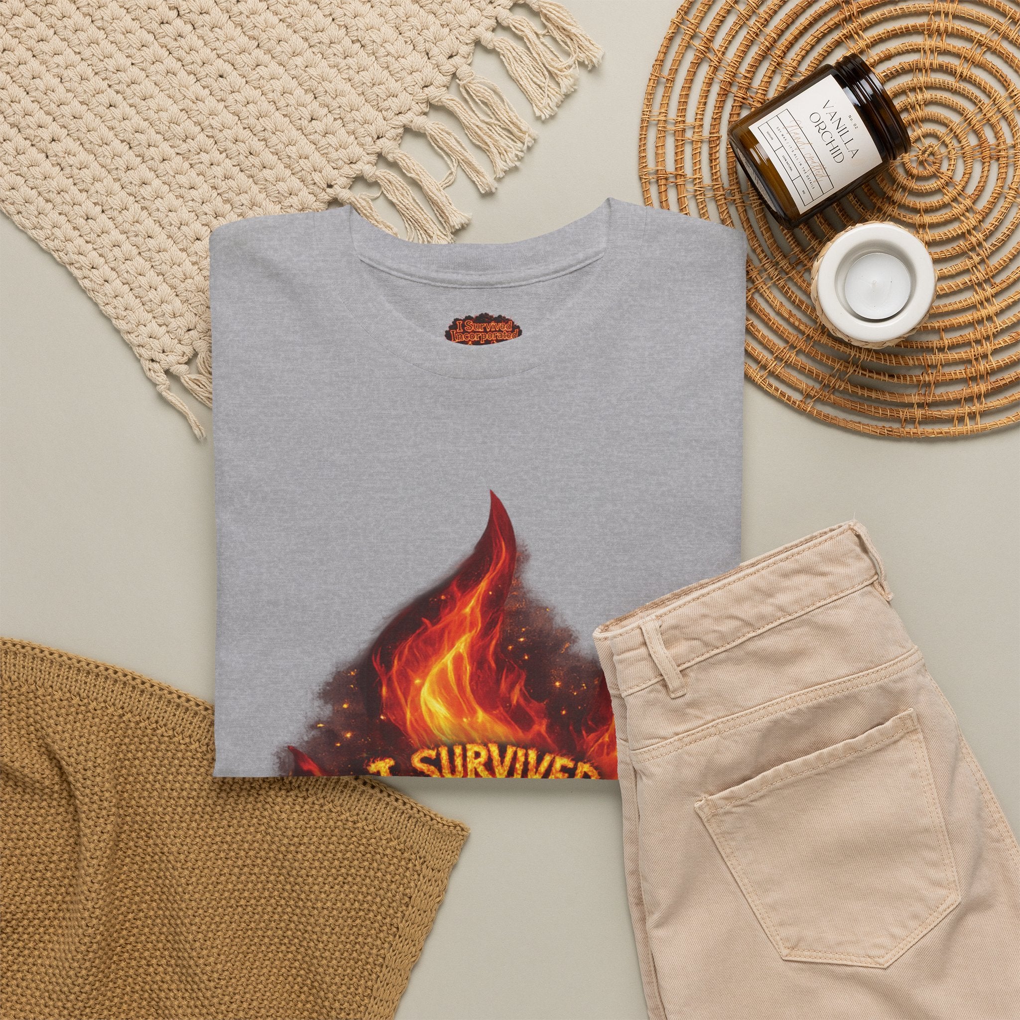 I Survived 2020 — Director's Cut S2:E1 "Berry Creek" | Wildfire Edition Memorial Unisex Heavy Cotton Tee