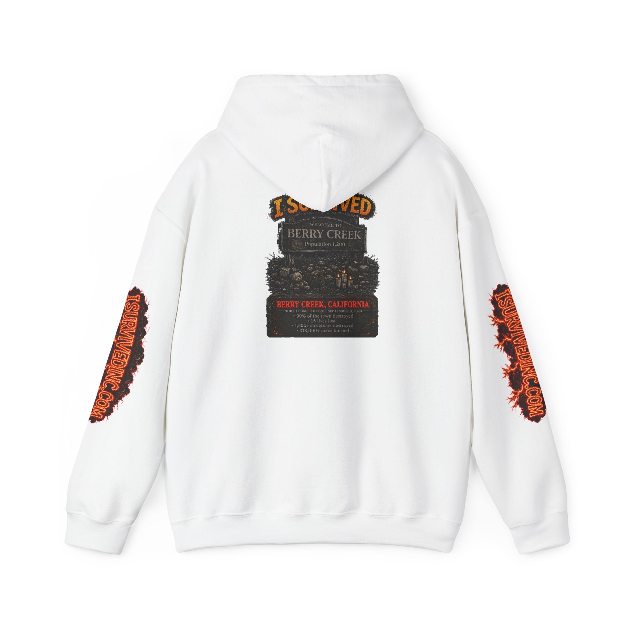 I Survived 2020 — WILDFIRES S2:E1: "Berry Creek" Memorial Hoodie