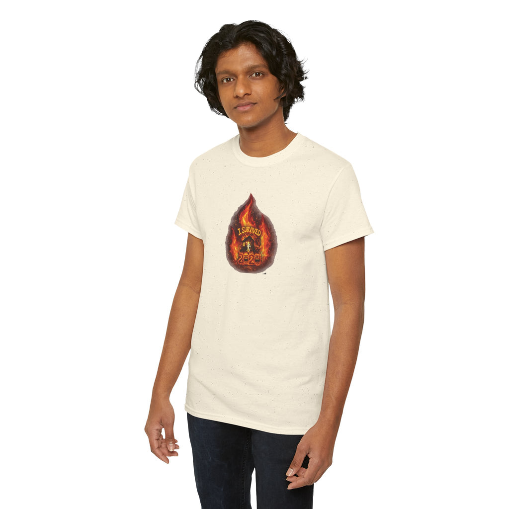 I Survived 2020 — WILDFIRES S2:E1: Director's Cut "Berry Creek" Memorial Unisex Heavy Cotton Tee