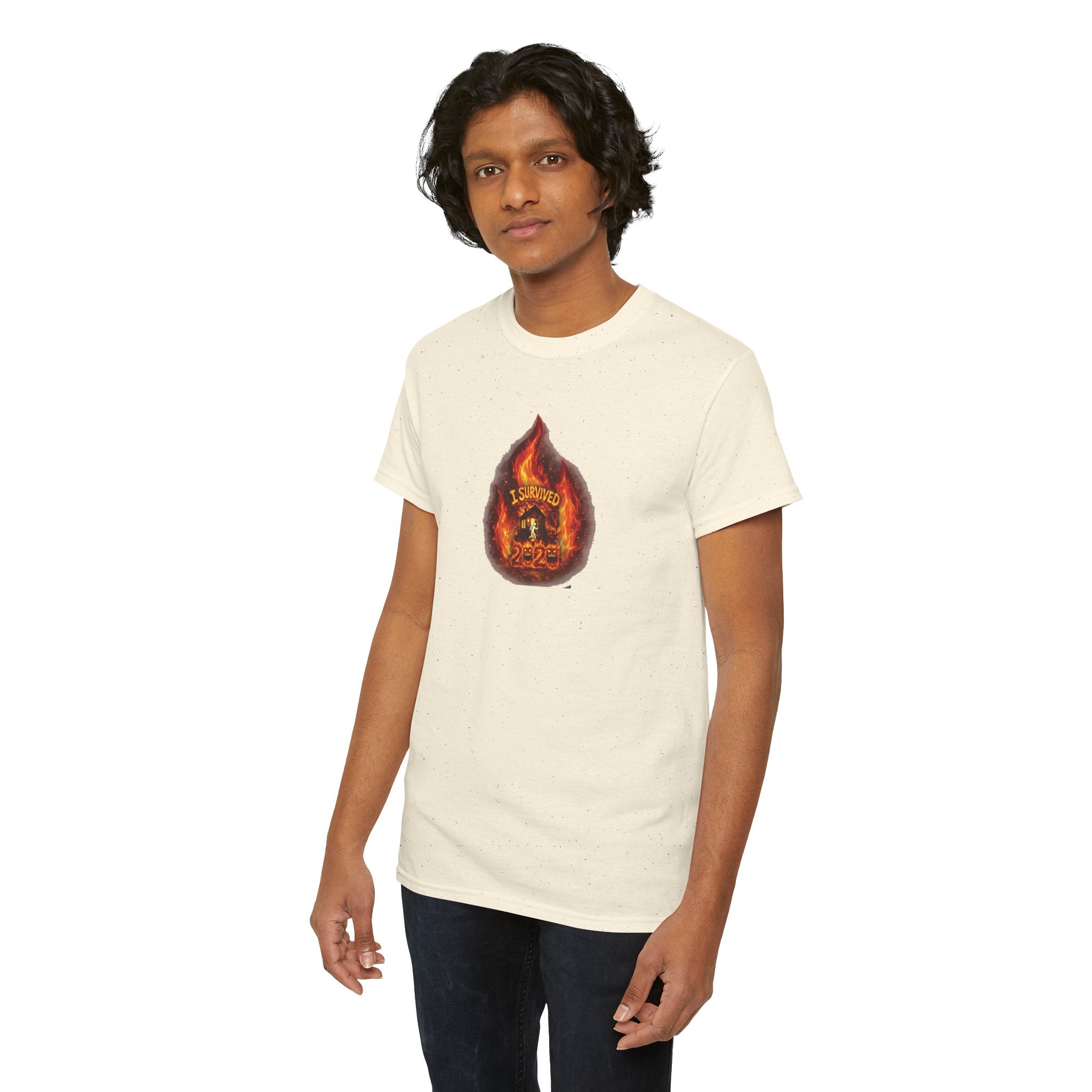 I Survived 2020 — WILDFIRES S2:E1: Director's Cut "Berry Creek" Memorial Unisex Heavy Cotton Tee