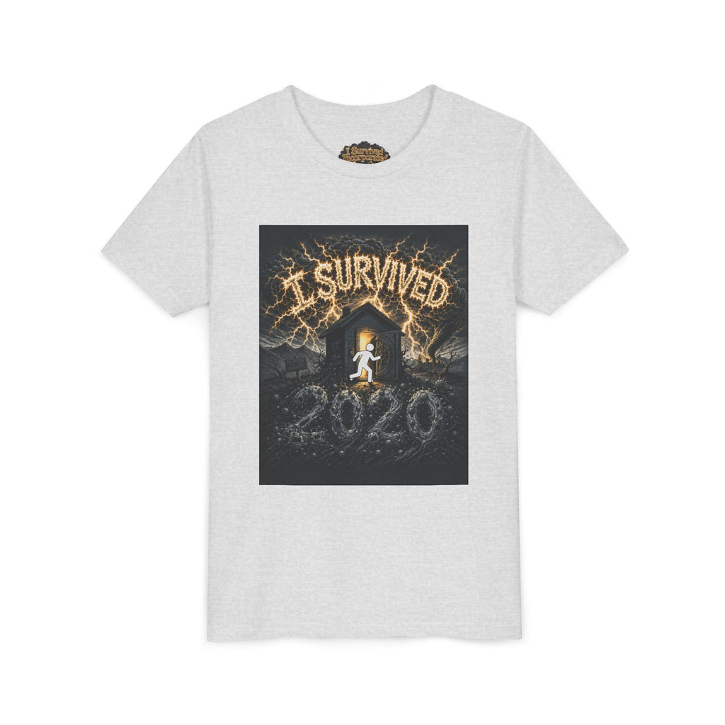I Survived 2020 — Original Design Teaser Tee | Season 1 Premiere Drop Youth Short Sleeve Tee
