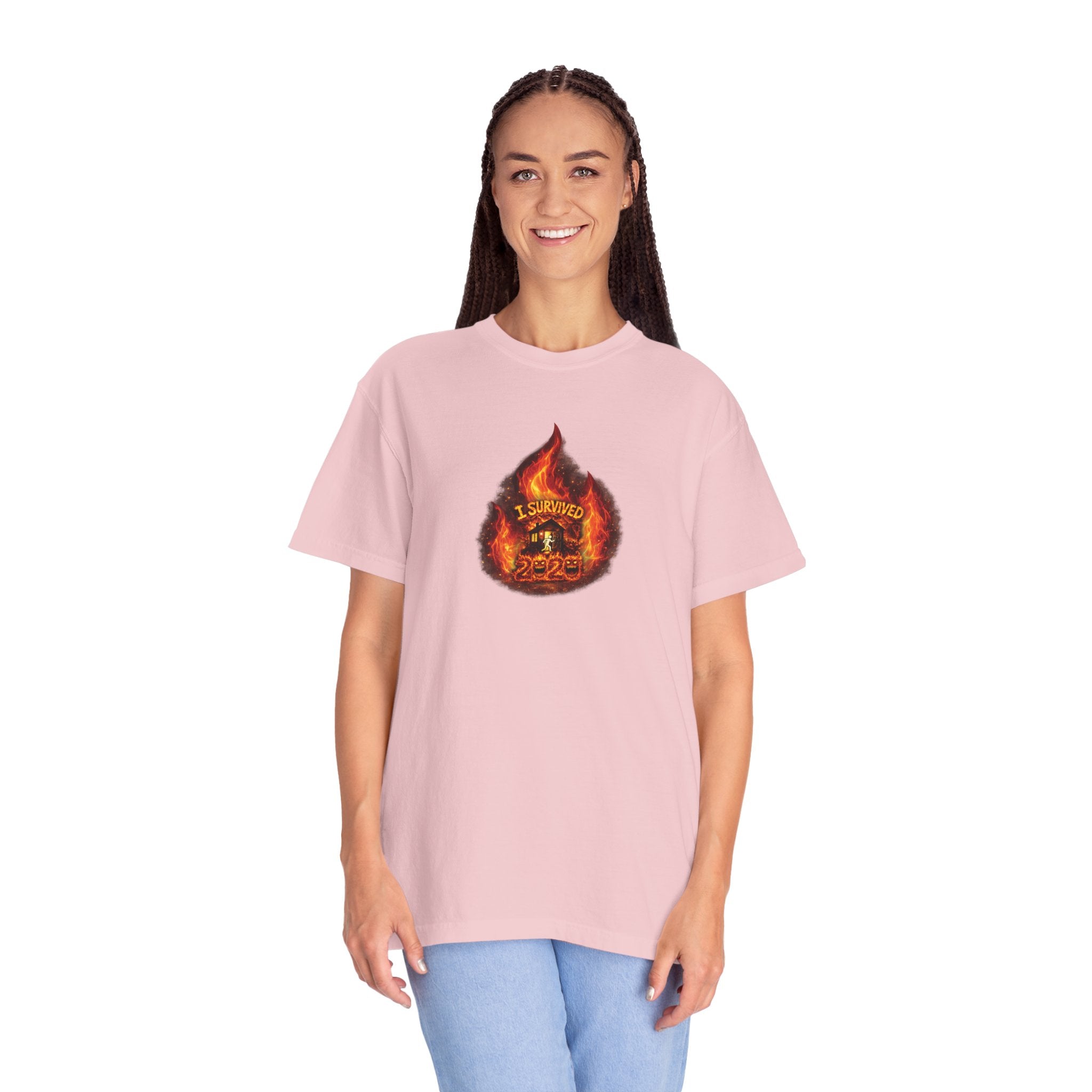 I Survived 2020 — WILDFIRES S2:E4: Director's Cut "Western U.S. Wildfire Season" Memorial Unisex Garment-Dyed T-shirt