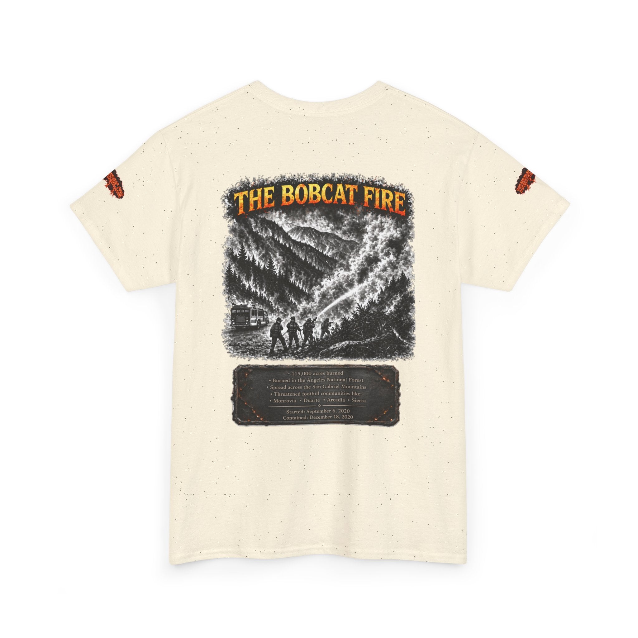 I Survived 2020 — Director's Cut S2:E2 "The Bobcat Fire" | Wildfire Edition Memorial Unisex Heavy Cotton Tee (SPECIAL EDITION)