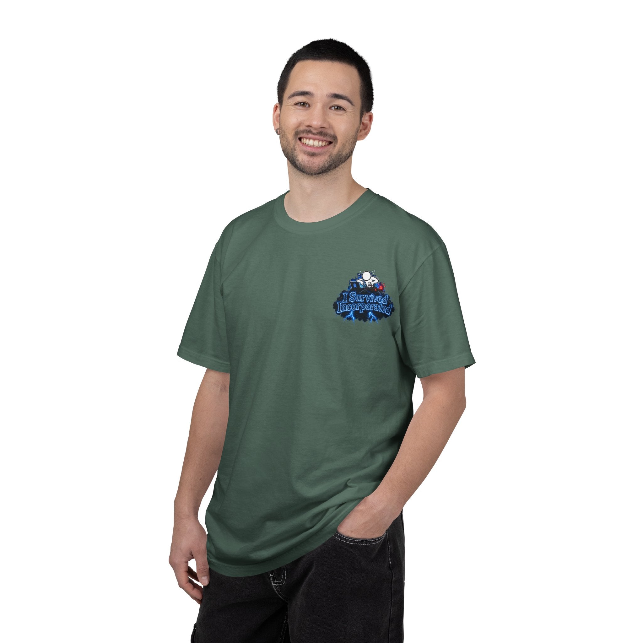 I Survived 2020 — "Please Stand By" Test Pattern Tee Lockdown Special Edition Summer Exclusive Unisex Garment-Dyed T-shirt