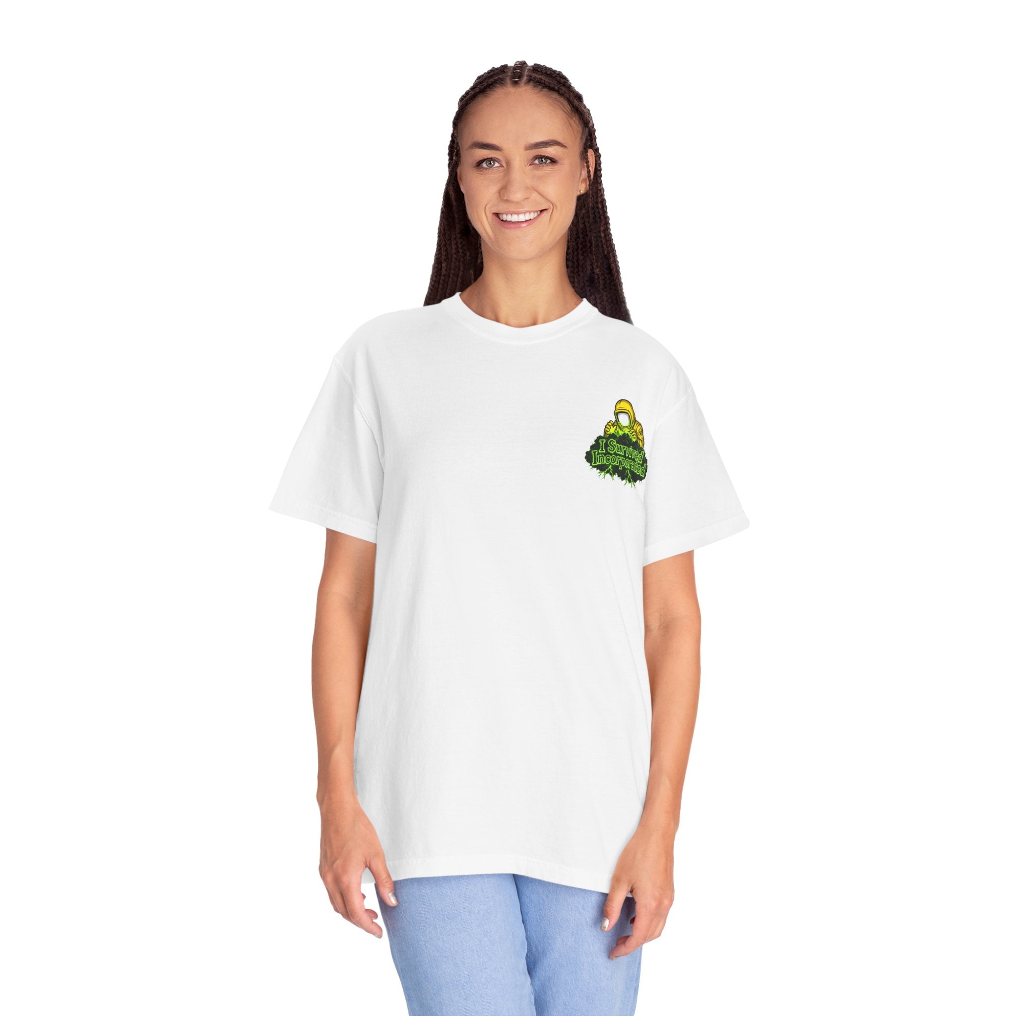 I Survived 2020 — "Please Stand By" Test Pattern Toxic Signal Tee Summer Premiere Unisex Garment-Dyed T-shirt