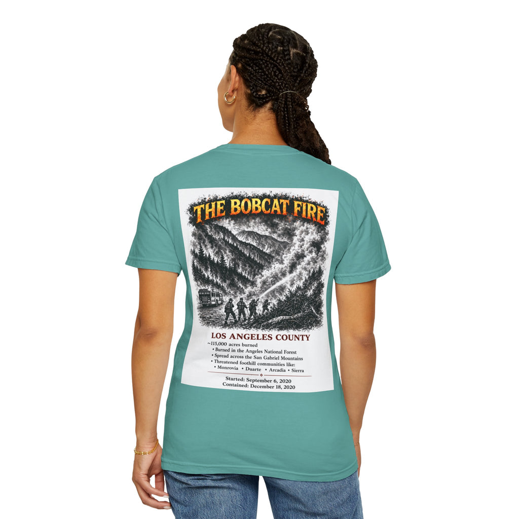 I Survived 2020 — S2:E2 "The Bobcat Fire" | Wildfire Edition Memorial Unisex Garment-Dyed T-shirt