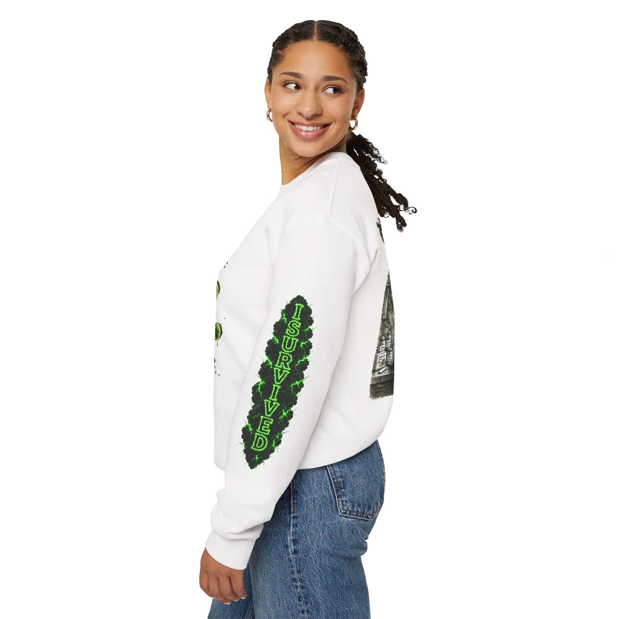 I Survived 2020 — Director's Cut S1:E1 "COVID-19: The Coronavirus" | Pandemic Edition Unisex Heavy Blend™ Crewneck Sweatshirt
