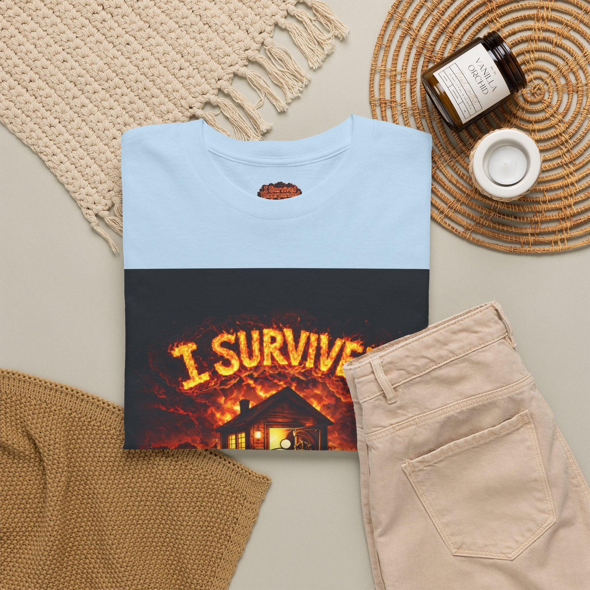 I Survived 2020 — WILDFIRES S2:E4: Special Edition "Western U.S." Memorial Unisex Heavy Cotton Tee