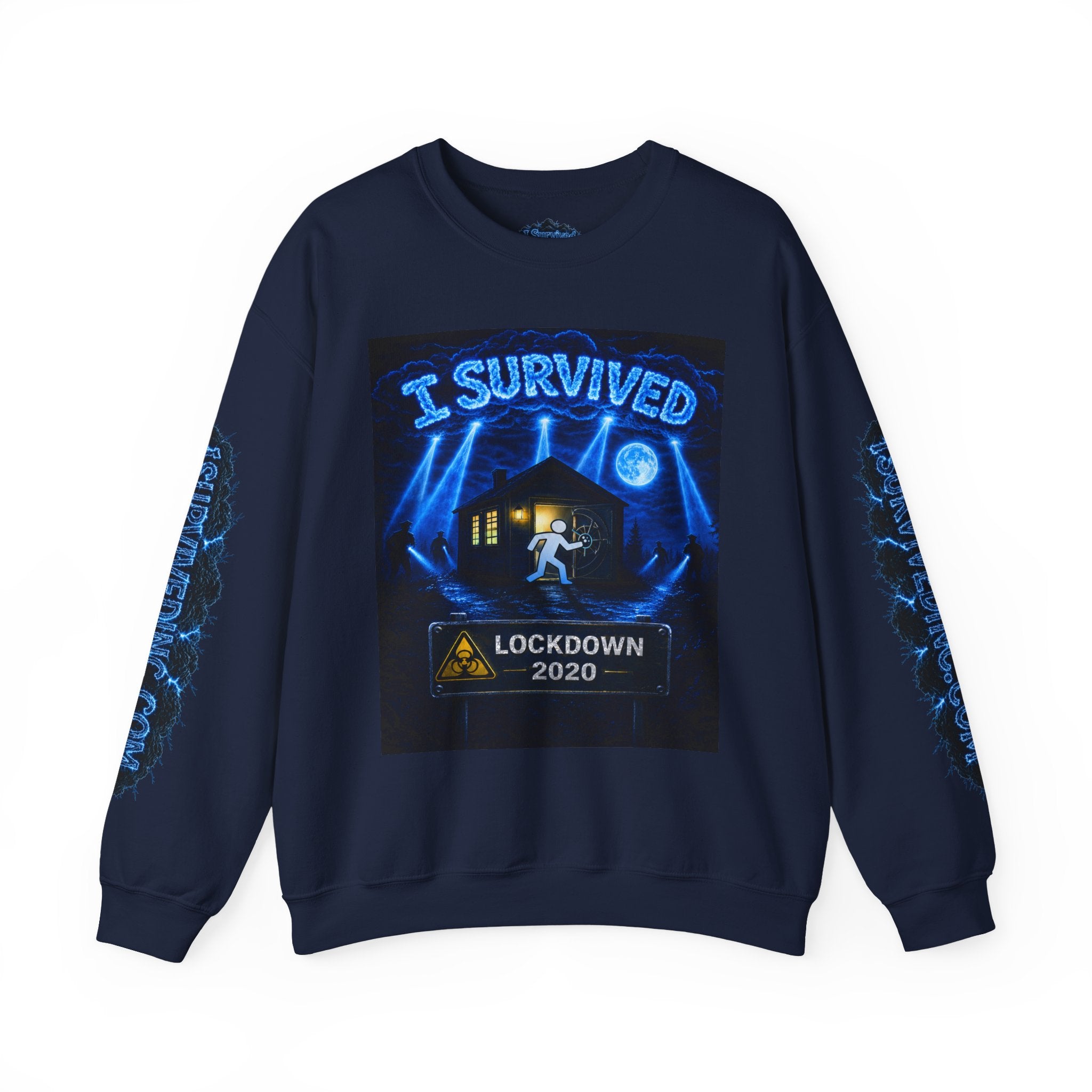 I Survived 2020 — S3:E1 "Quarantine" | Lockdown Edition Documentary Unisex Heavy Blend™ Crewneck Sweatshirt