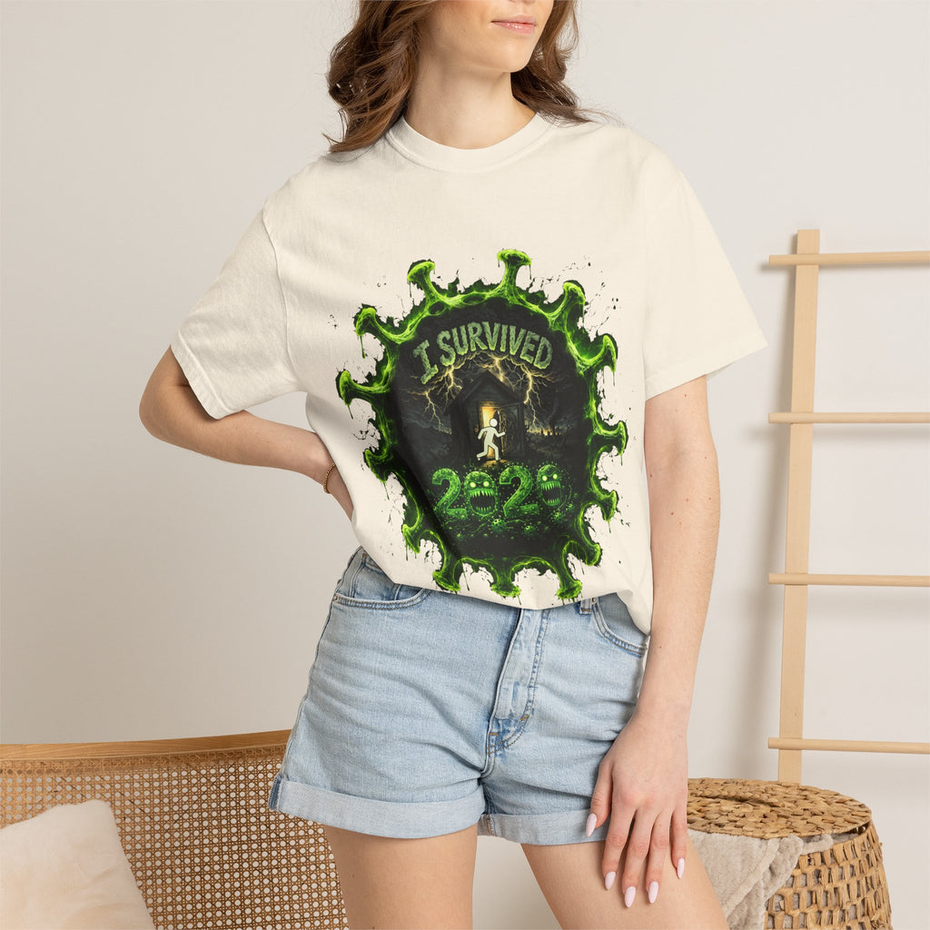 I Survived 2020 — Director's Cut S1:E5 "Delivery Doomsday" | Pandemic Edition Unisex Garment-Dyed T-shirt