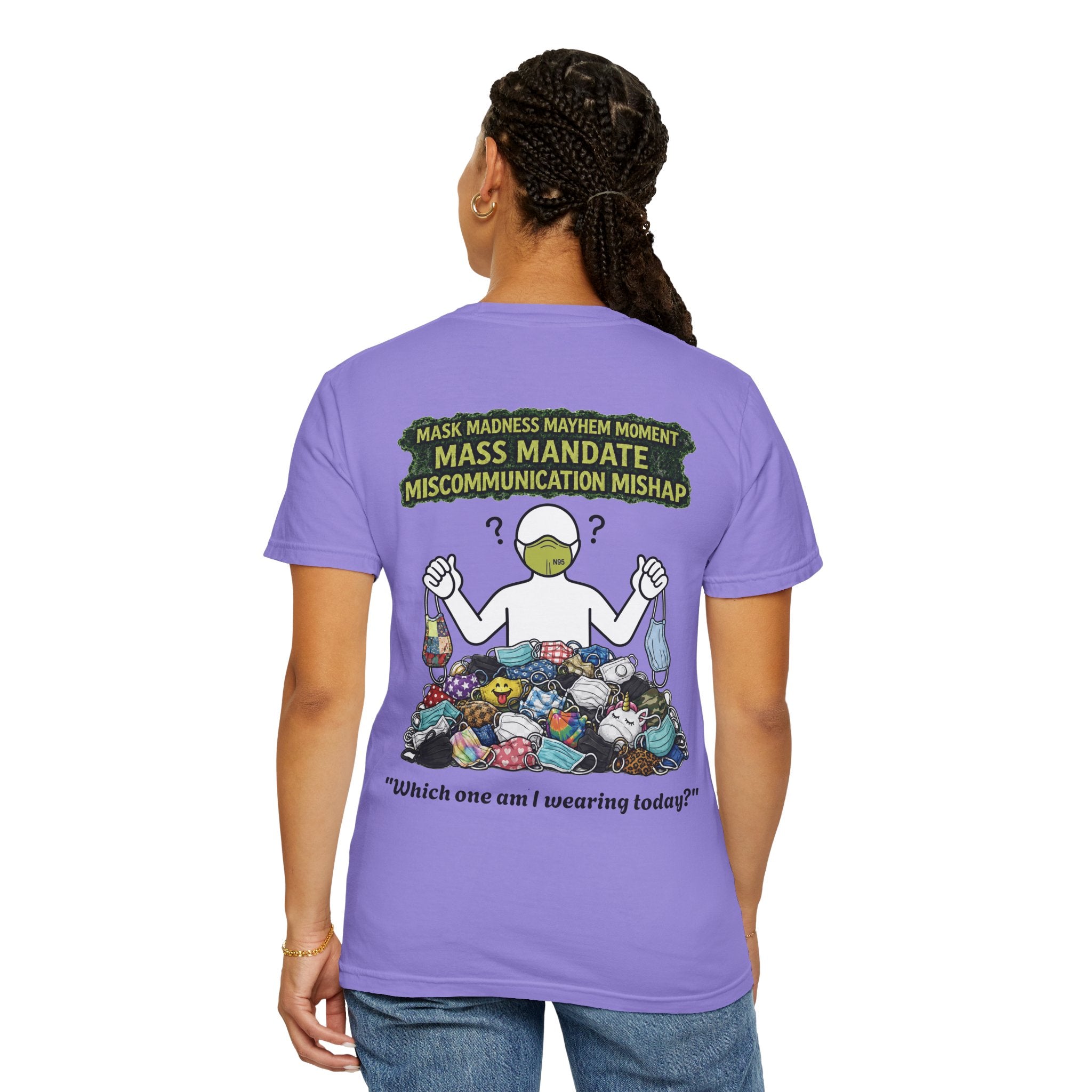 I Survived 2020 — Director's Cut S1:E4 "Mask Madness Mayhem Moment" | Pandemic Edition Unisex Garment-Dyed T-shirt