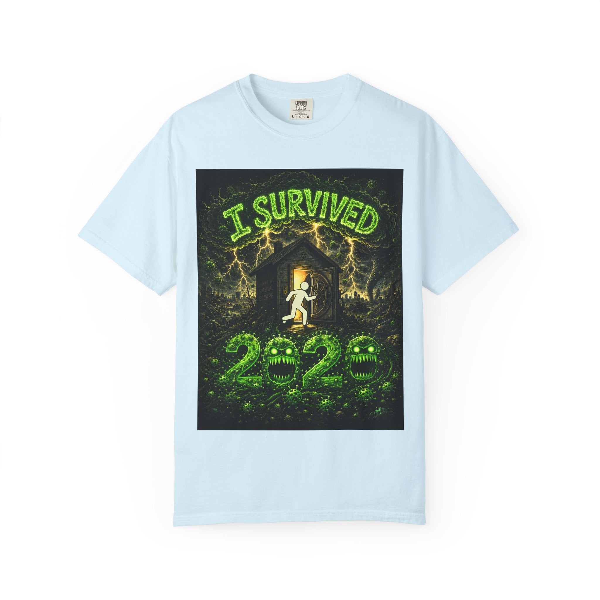 I Survived 2020 — S1:E5 "Delivery Doomsday" | Pandemic Edition Unisex Garment-Dyed T-shirt
