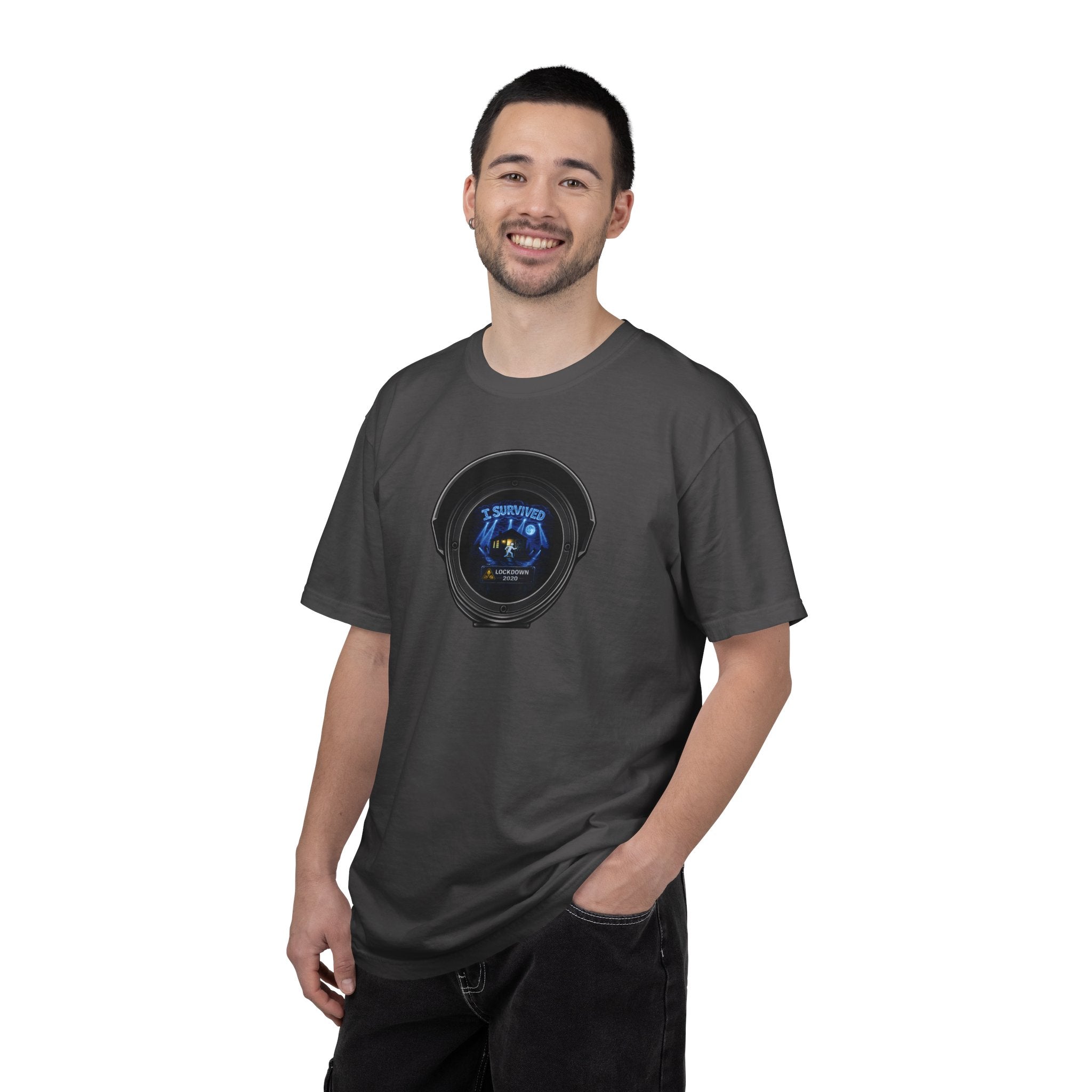 I Survived 2020 —  LOCKDOWN S3:E3: Director's Cut "Remote Schooling" Unisex Garment-Dyed T-shirt