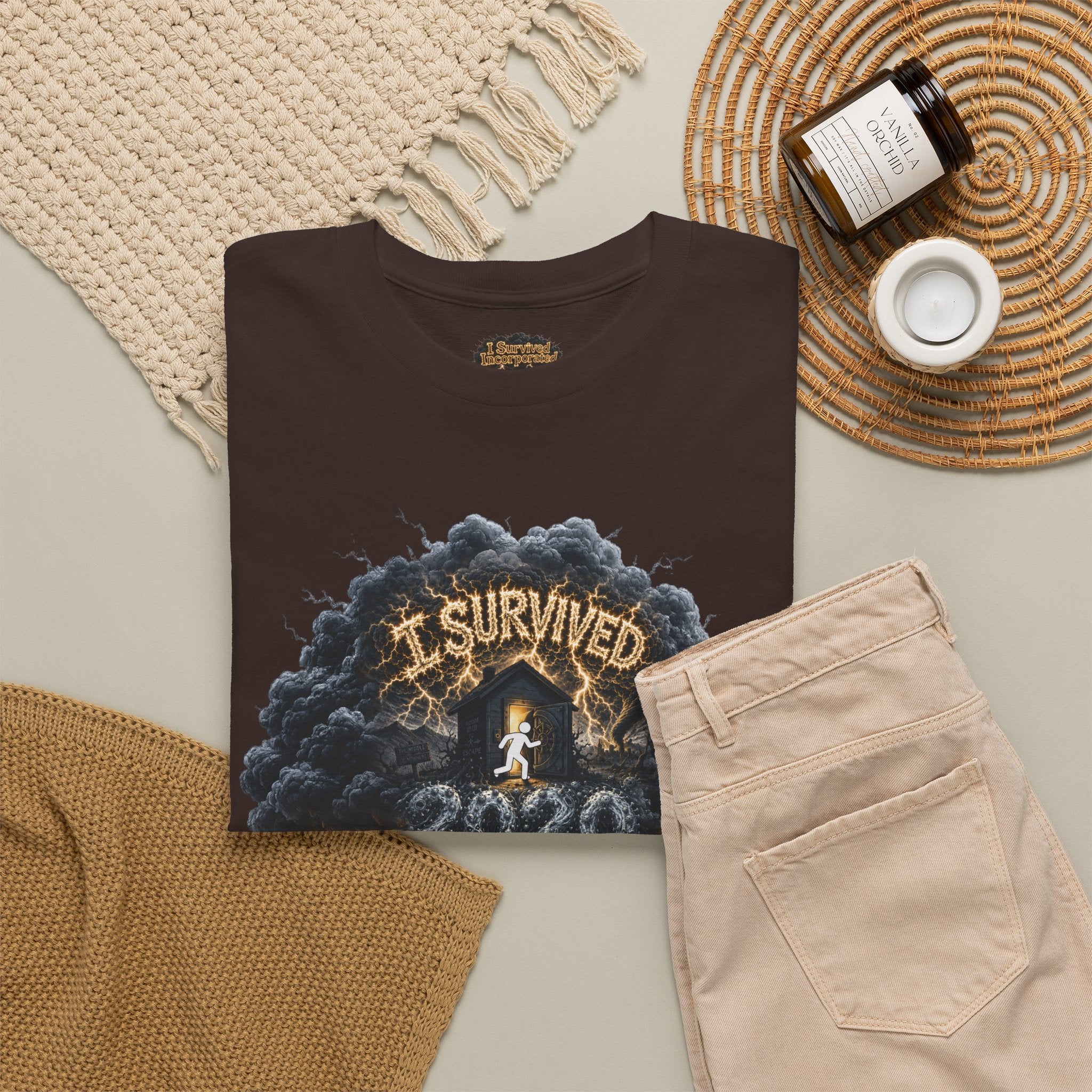 I Survived 2020 —  Deriector's Cut Original Design Teaser Tee | Season 1 Premiere Drop Unisex Heavy Cotton Tee