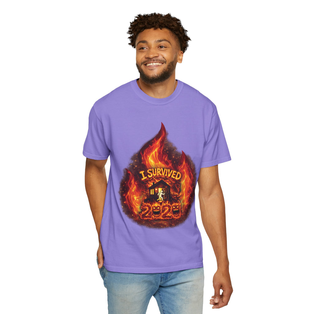 I Survived 2020 — Director's Cut S2:E1 "Berry Creek" | Wildfire Edition Memorial Unisex Garment-Dyed T-shirt