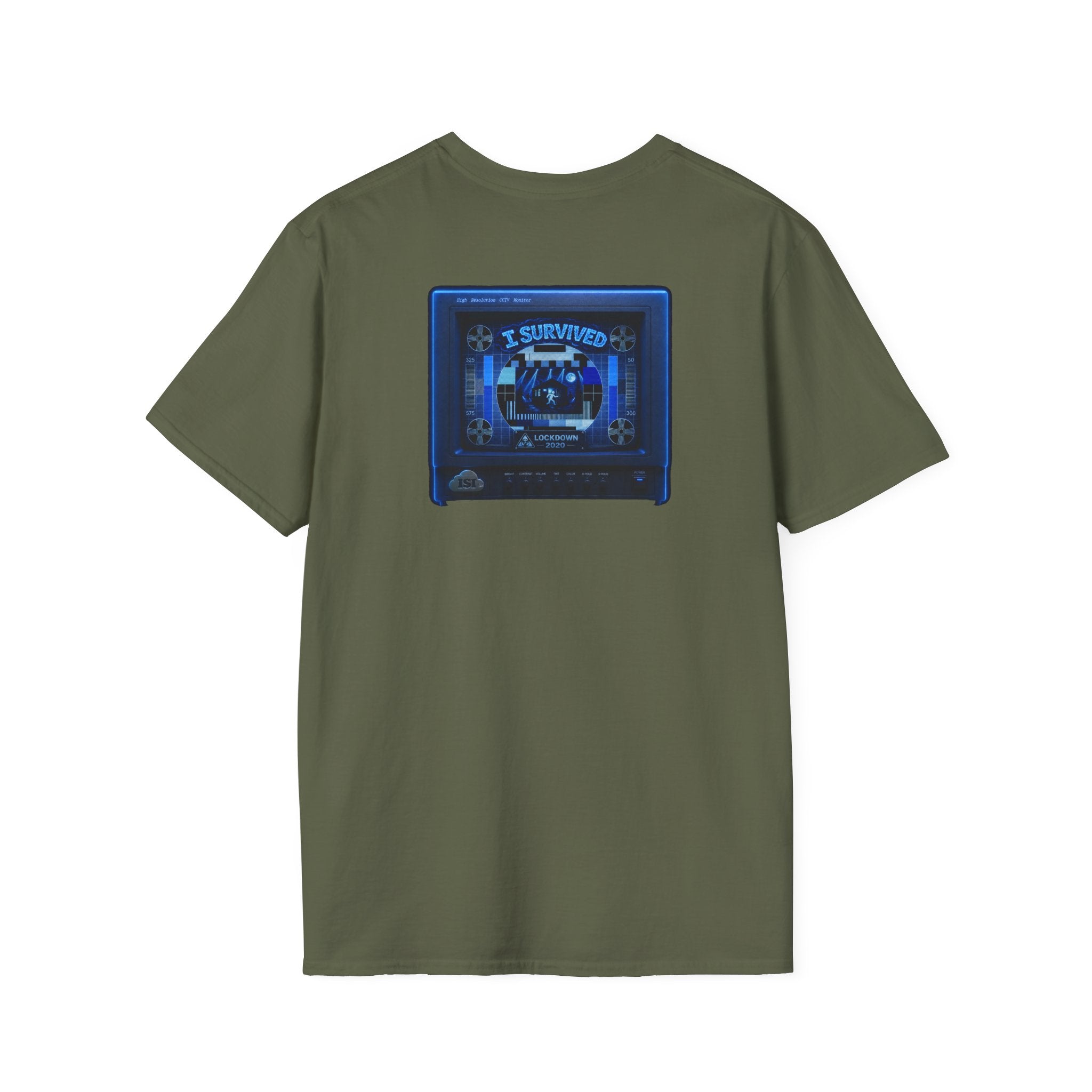 I Survived 2020 — "Please Stand By" Test Pattern Tee Lockdown Edition Summer Exclusive Unisex Softstyle T-Shirt