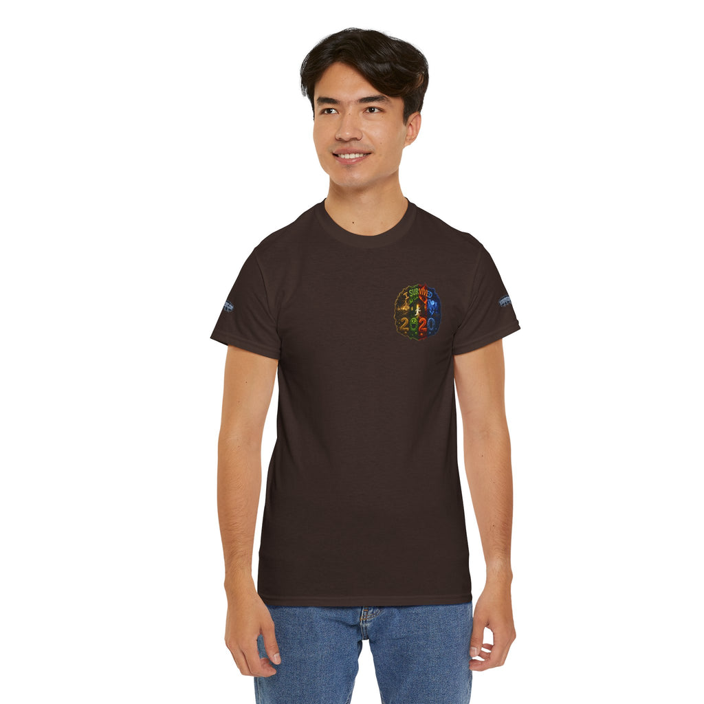 I Survived 2020 — "No Signal" Test Pattern Tee Alien Broadcast Finale Special Edition Summer Premiere Unisex Heavy Cotton Tee