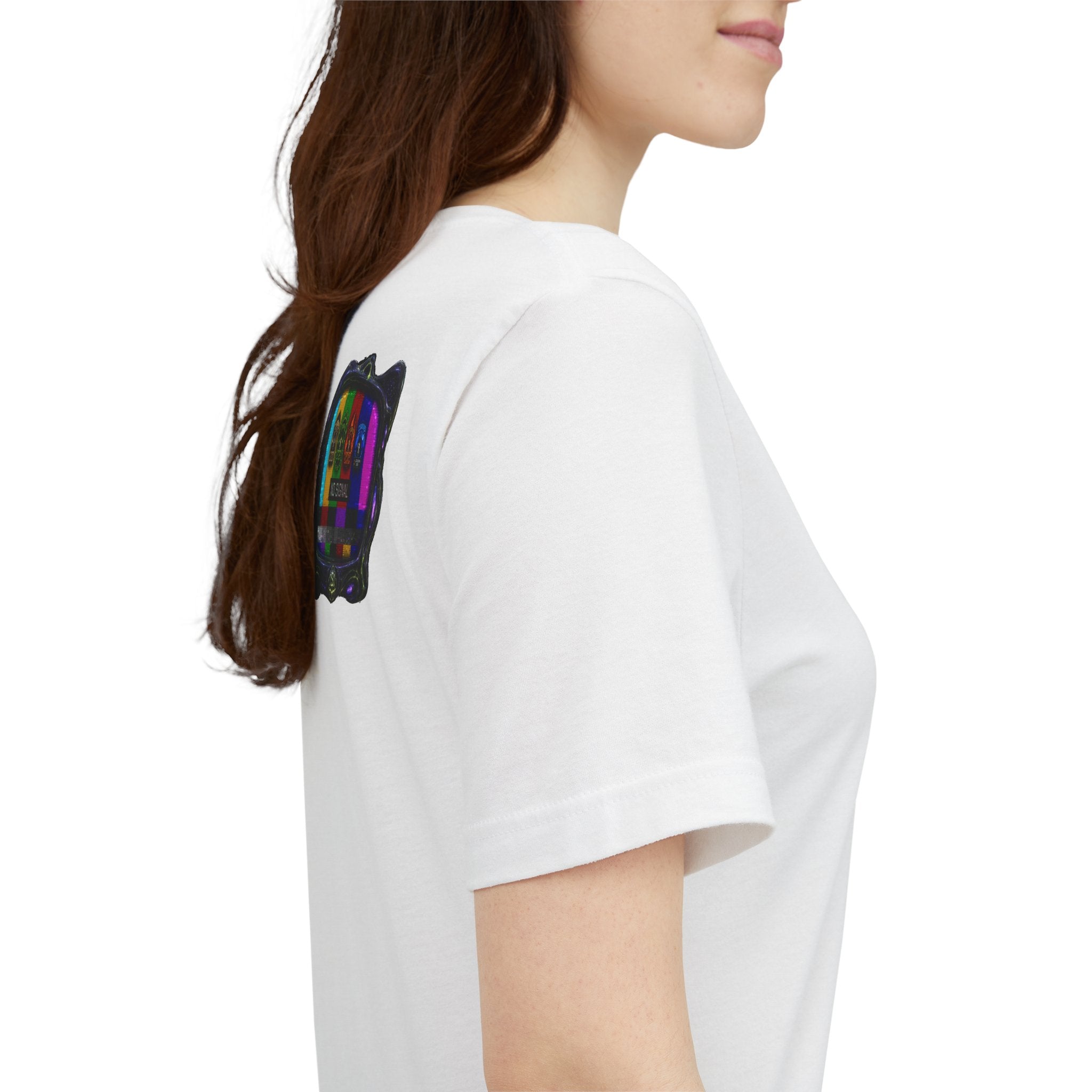 I Survived 2020 — "No Signal" Test Pattern Tee Alien Broadcast Finale Summer Premiere Unisex Jersey Short Sleeve Tee