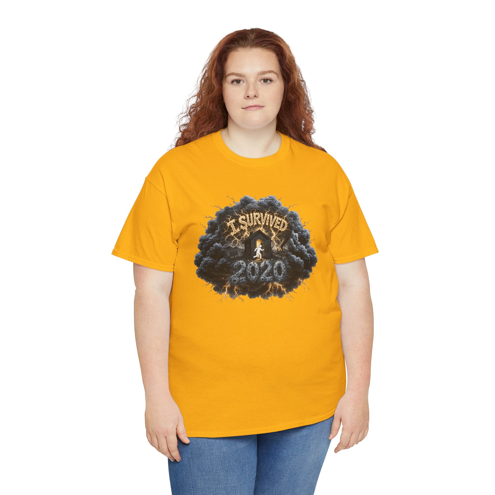 I Survived 2020 —  Deriector's Cut Original Design Teaser Tee | Season 1 Premiere Drop Unisex Heavy Cotton Tee