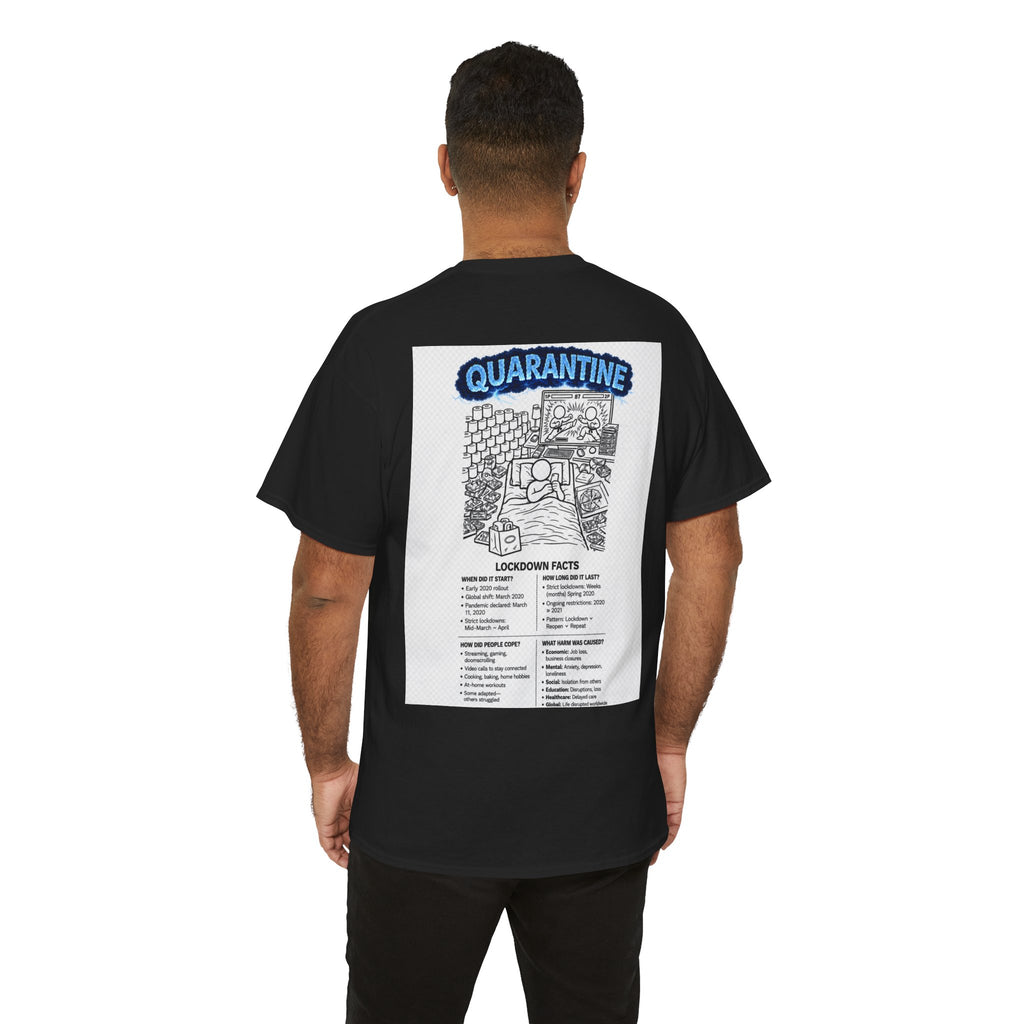 Copy of  I Survived 2020 — S3:E1 "Quarantine" | Lockdown Edition Documentary Unisex Heavy Cotton Tee