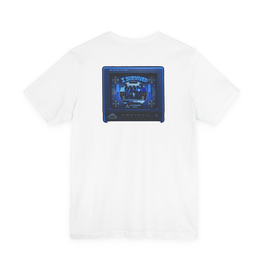 I Survived 2020 — "Please Stand By" Test Pattern Tee Lockdown Summer Exclusive Unisex Jersey Short Sleeve Tee