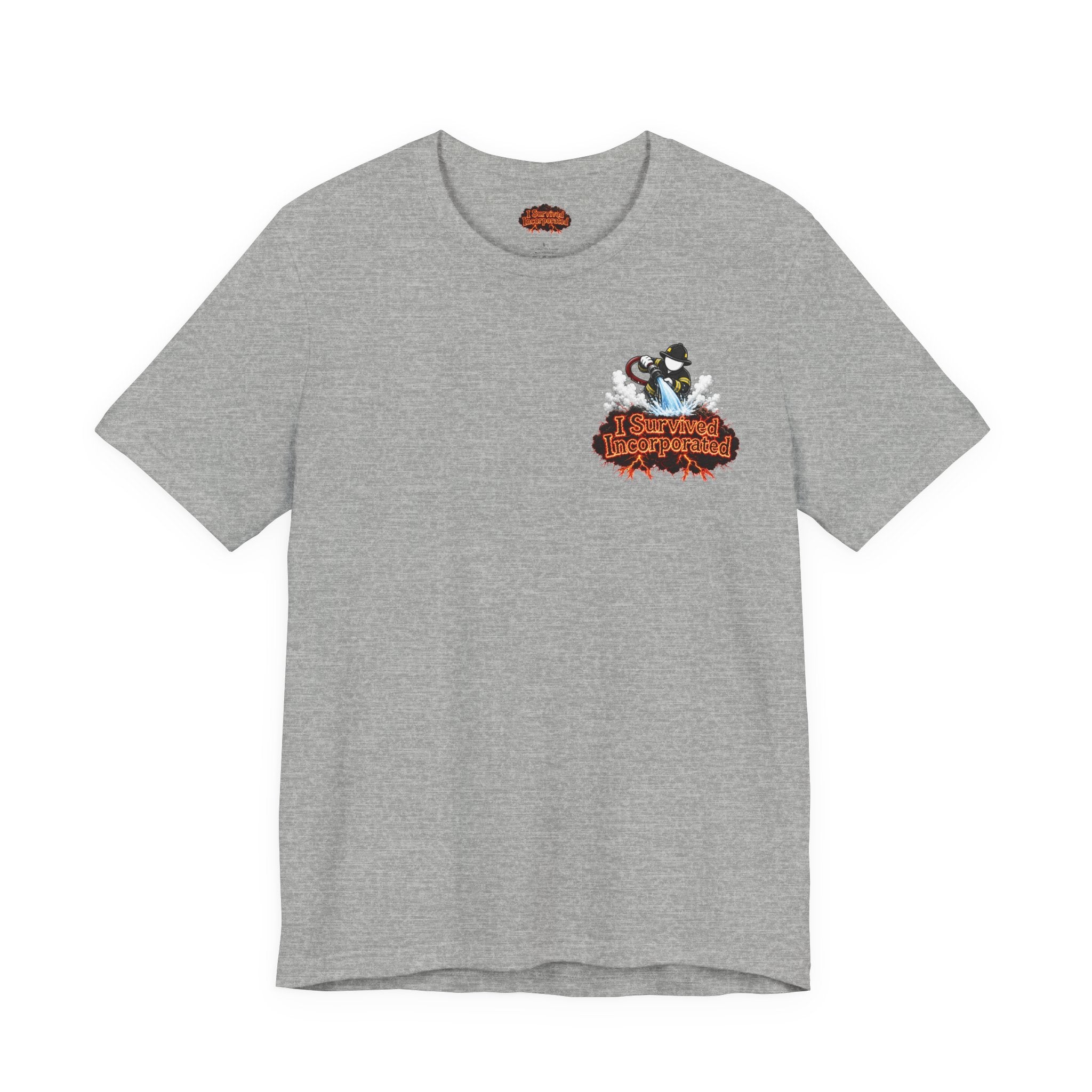 I Survived 2020 — "Please Stand By" Test Pattern Tee Wildfire Signal Edition Summer Premiere Unisex Jersey Short Sleeve Tee