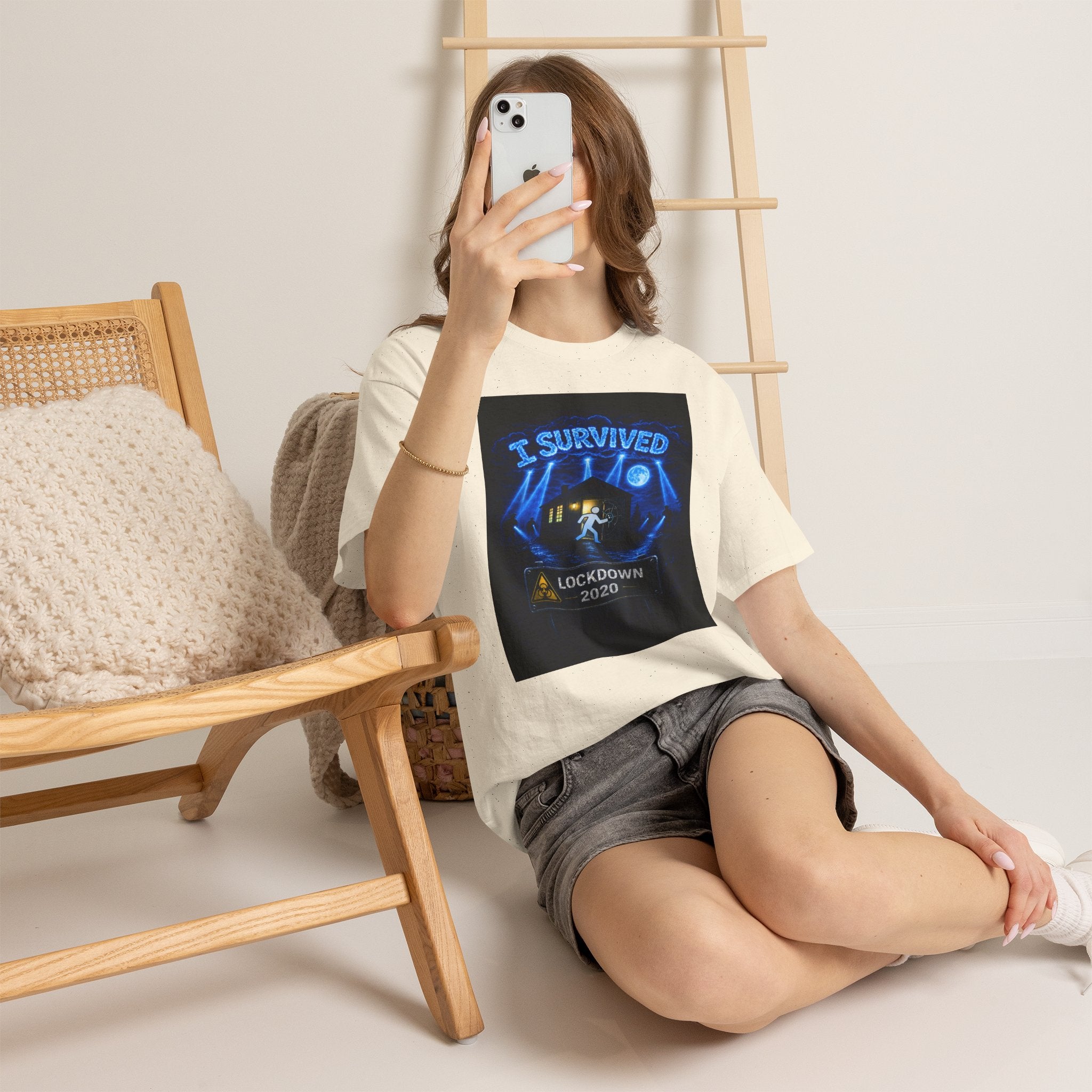 Copy of  I Survived 2020 — S3:E1 "Quarantine" | Lockdown Edition Documentary Unisex Heavy Cotton Tee