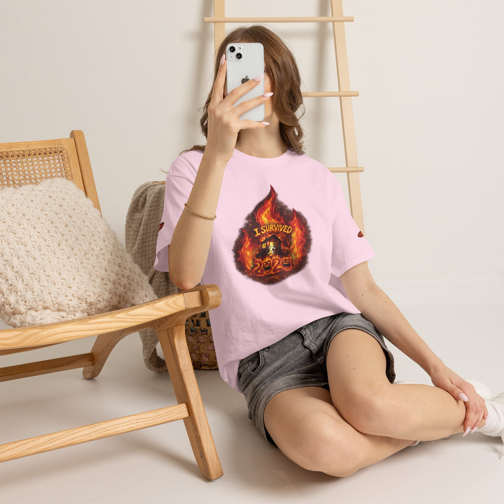 I Survived 2020 — Director's Cut S2:E3 "The California Wildfires" | Wildfire Edition Memorial Unisex Heavy Cotton Tee (SPECIAL EDITION)