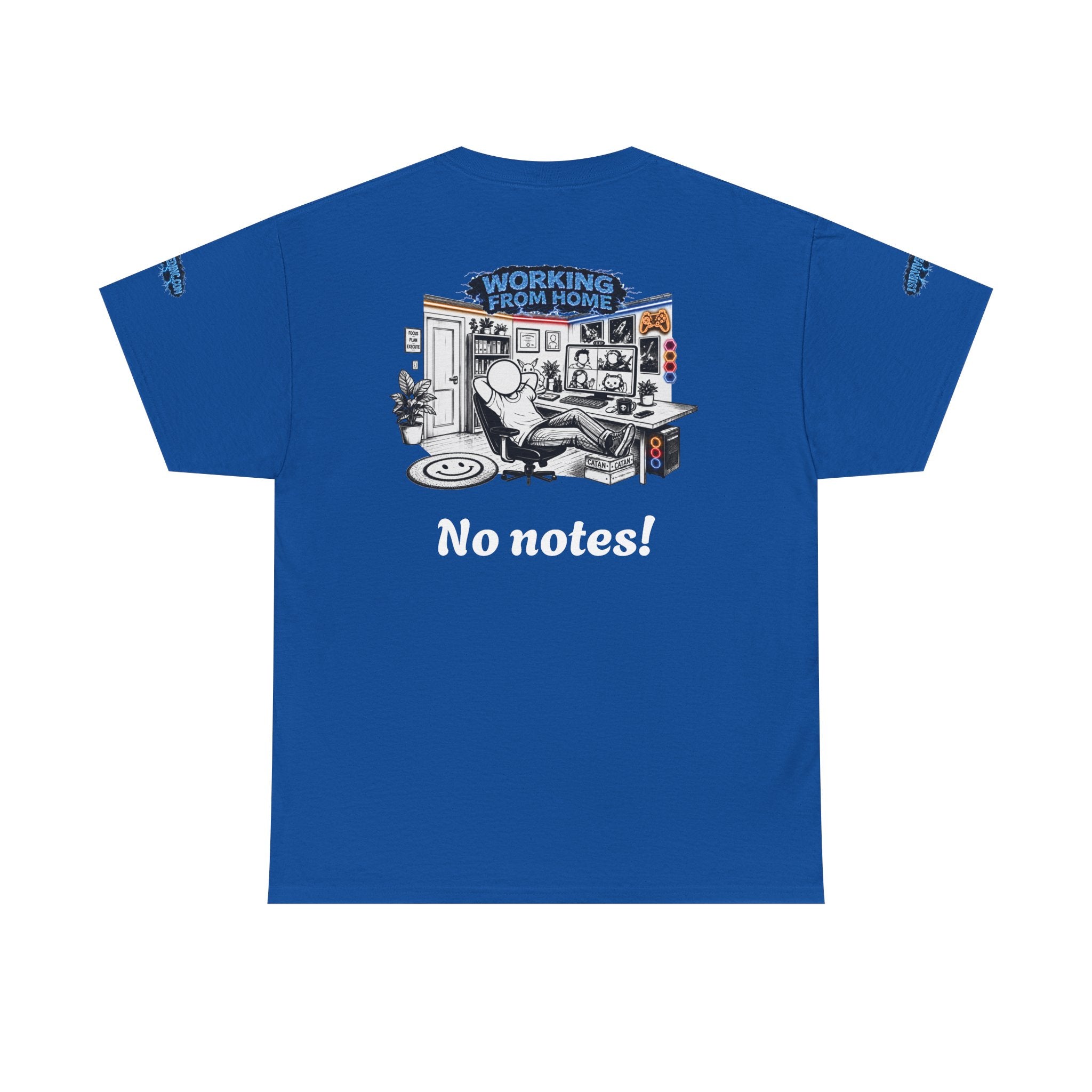I Survived 2020 — LOCKDOWN S3:E3: Director's Cut Special Edition "Working From Home" Unisex Heavy Cotton Tee