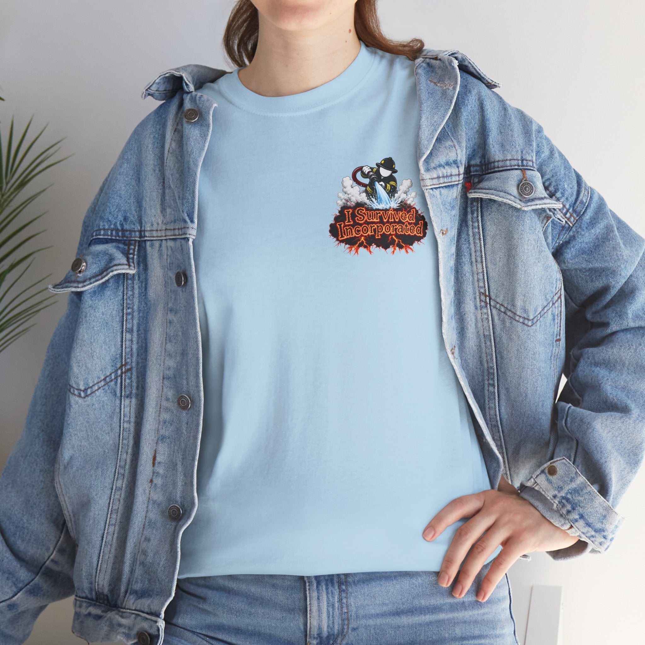 I Survived 2020 — "Please Stand By" Test Pattern Tee Wildfire Signal Edition Summer Premiere Unisex Heavy Cotton Tee