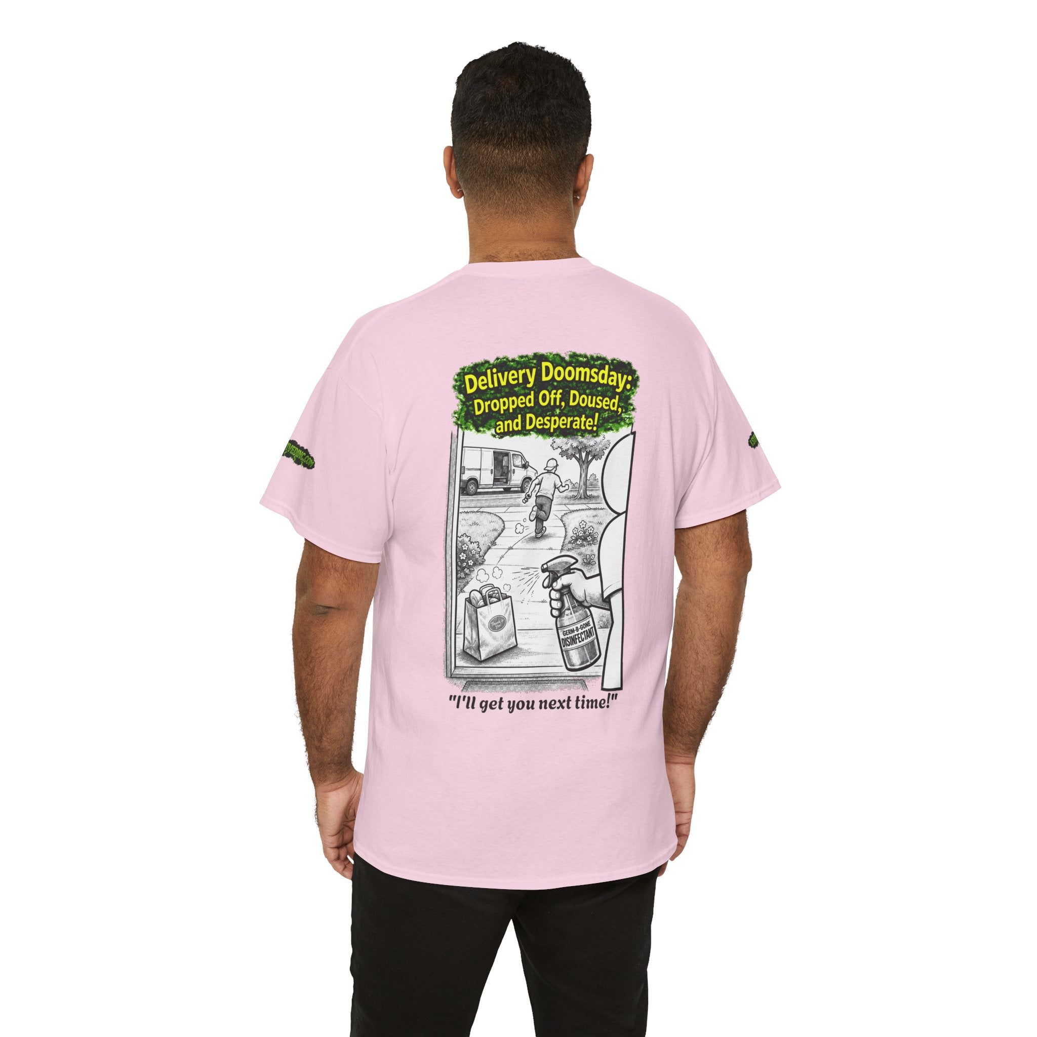 Sobreviví al 2020 — T1:E5 "El día del juicio final de las entregas" | Camiseta unisex de algodón pesado (Edición Pandemia) (EDICIÓN ESPECIAL)