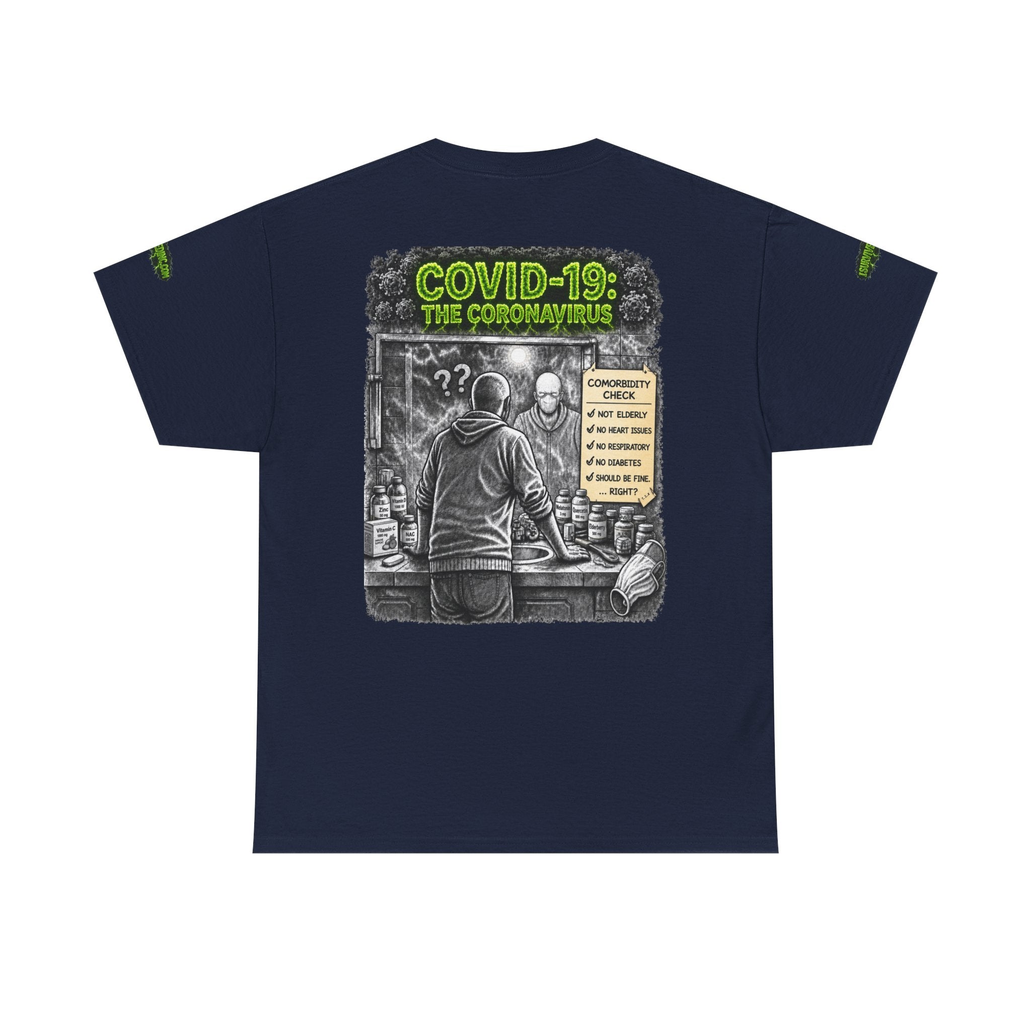 I Survived 2020 — Director's Cut S1:E1 "COVID-19: The Coronavirus" | Pandemic Edition Unisex Heavy Cotton Tee (SPECIAL EDITION)
