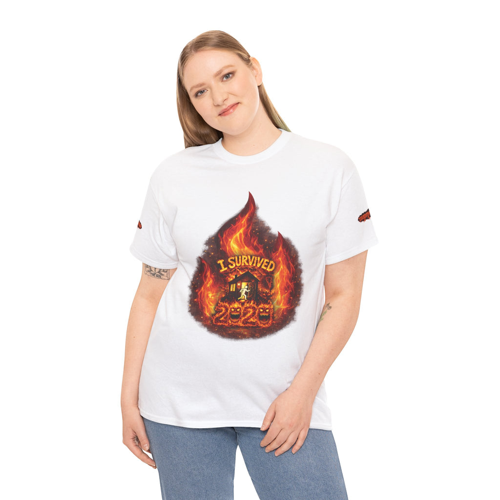 I Survived 2020 — Director's Cut S2:E3 "The California Wildfires" | Wildfire Edition Memorial Unisex Heavy Cotton Tee (SPECIAL EDITION)