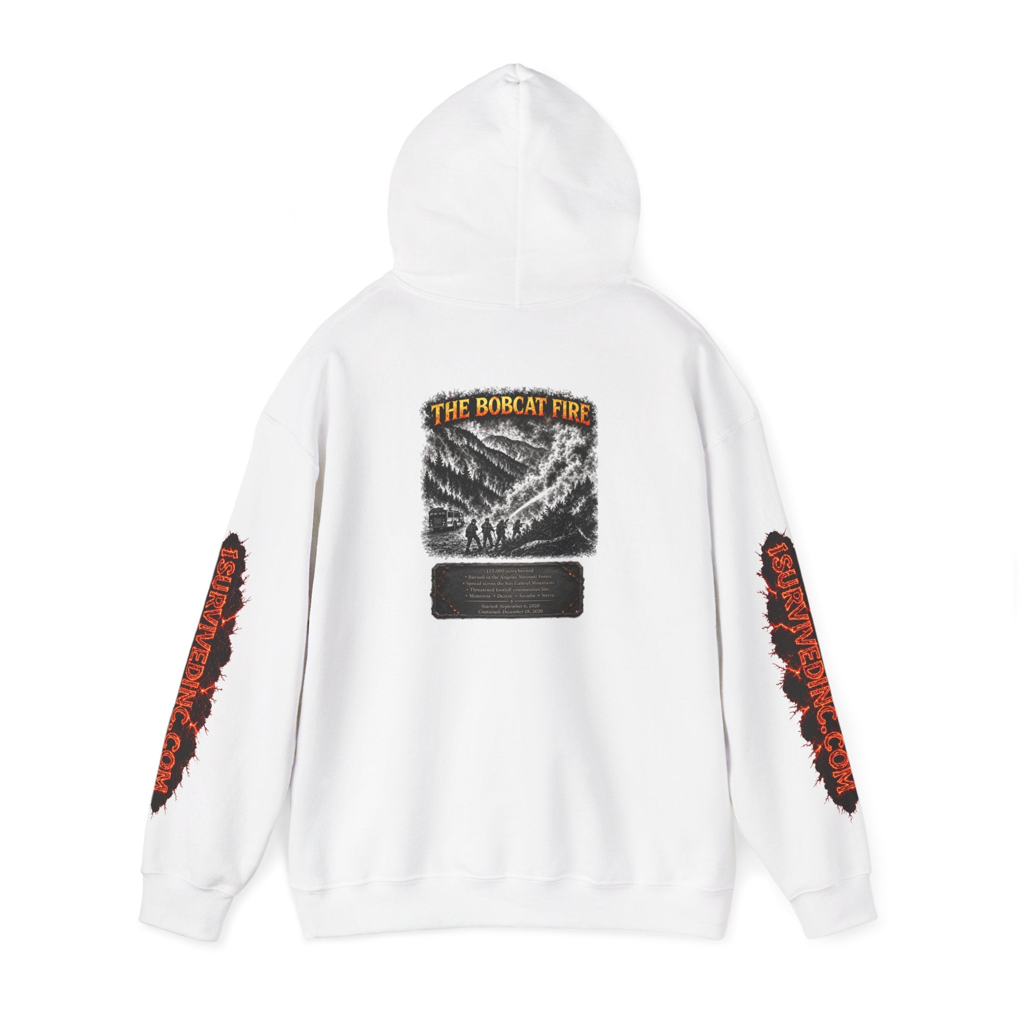 I Survived 2020 — WILDFIRES S2:E2: "The Bobcat Fire" Memorial Hoodie