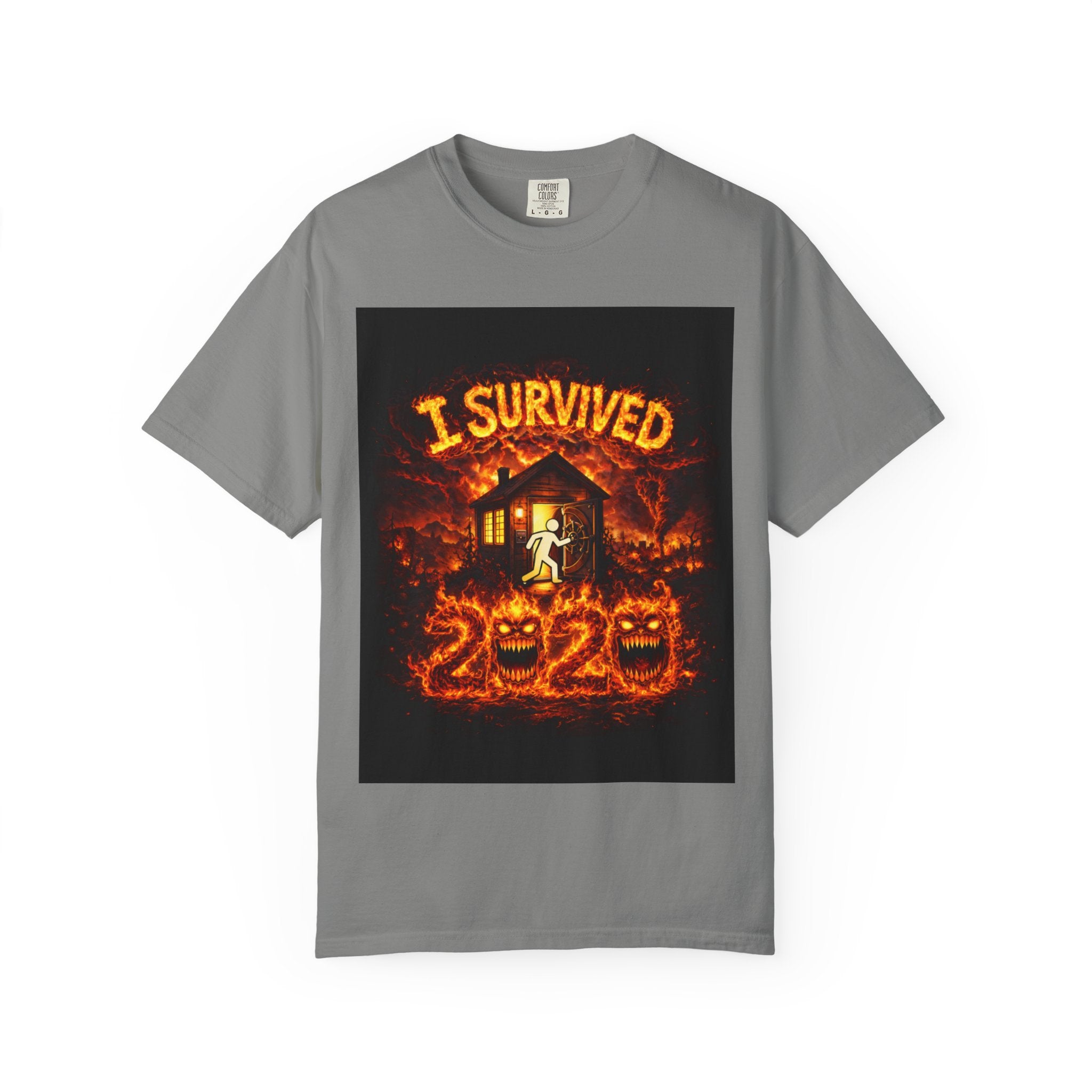 I Survived 2020 — WILDFIRES S2:E2: "The Bobcat Fire" Memorial Unisex Garment-Dyed T-shirt