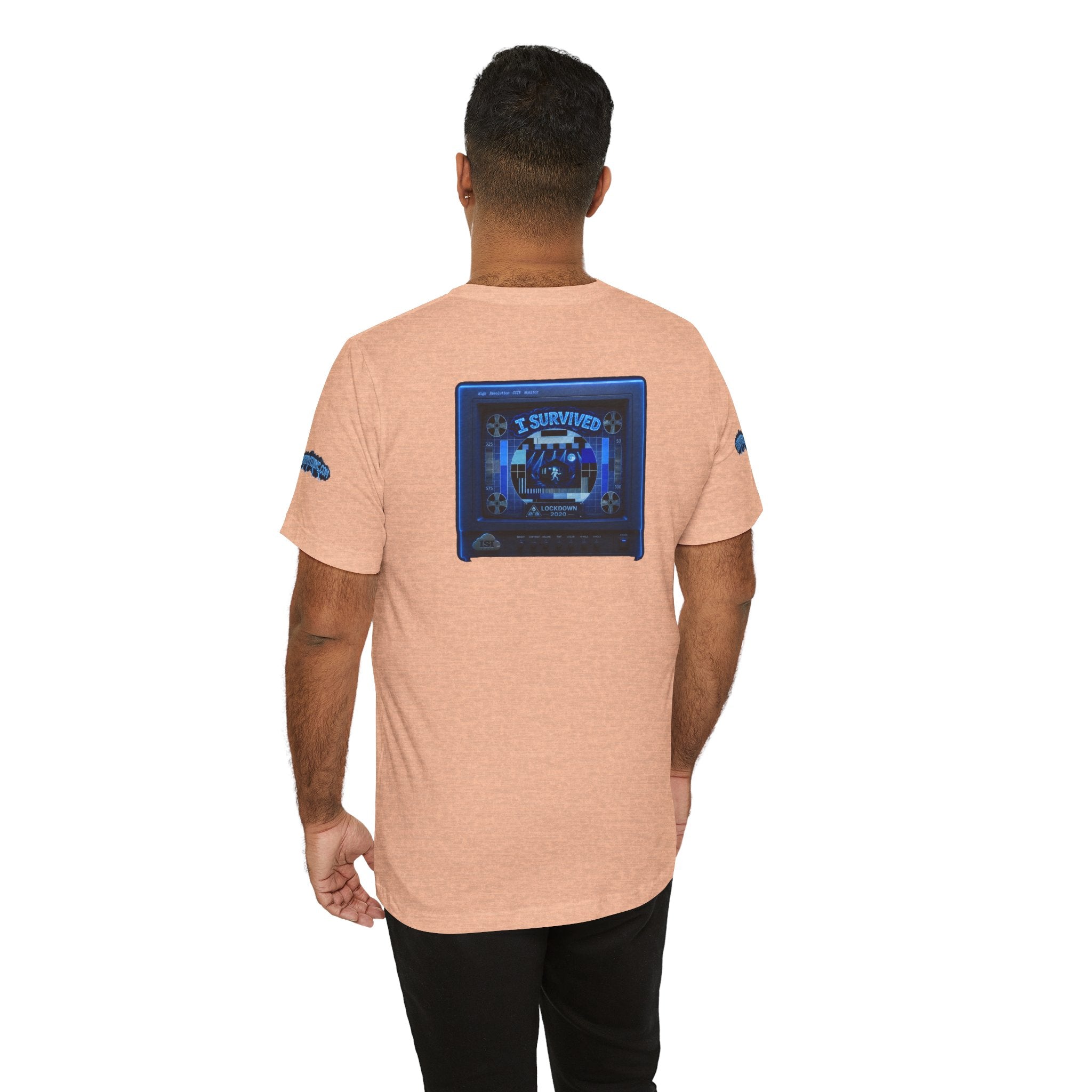 I Survived 2020 — "Please Stand By" Test Pattern Tee Lockdown Special Edition Summer Exclusive Unisex Jersey Short Sleeve Tee