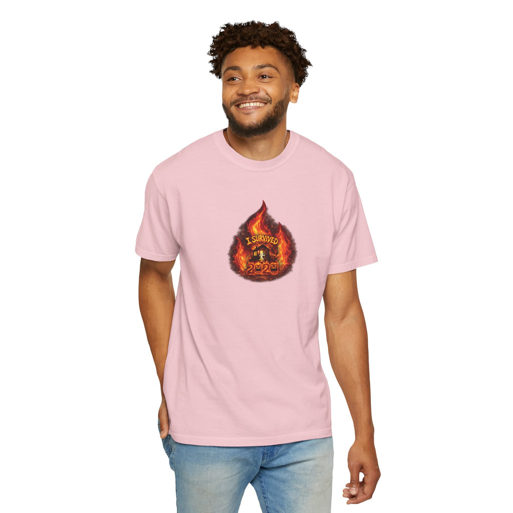 I Survived 2020 — WILDFIRES S2:E3: Director's Cut "The California Wildfires" Memorial Unisex Garment-Dyed T-shirt