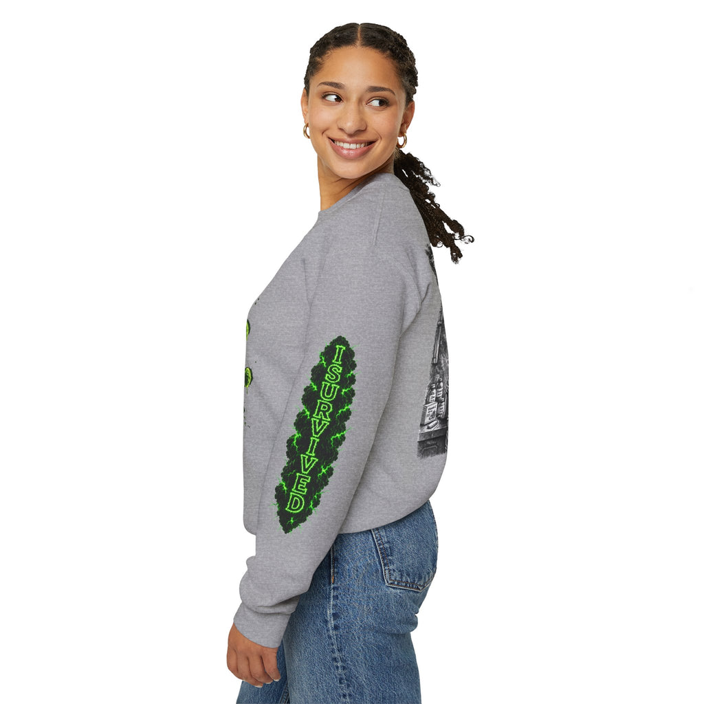 I Survived 2020 — Director's Cut S1:E1 "COVID-19: The Coronavirus" | Pandemic Edition Unisex Heavy Blend™ Crewneck Sweatshirt