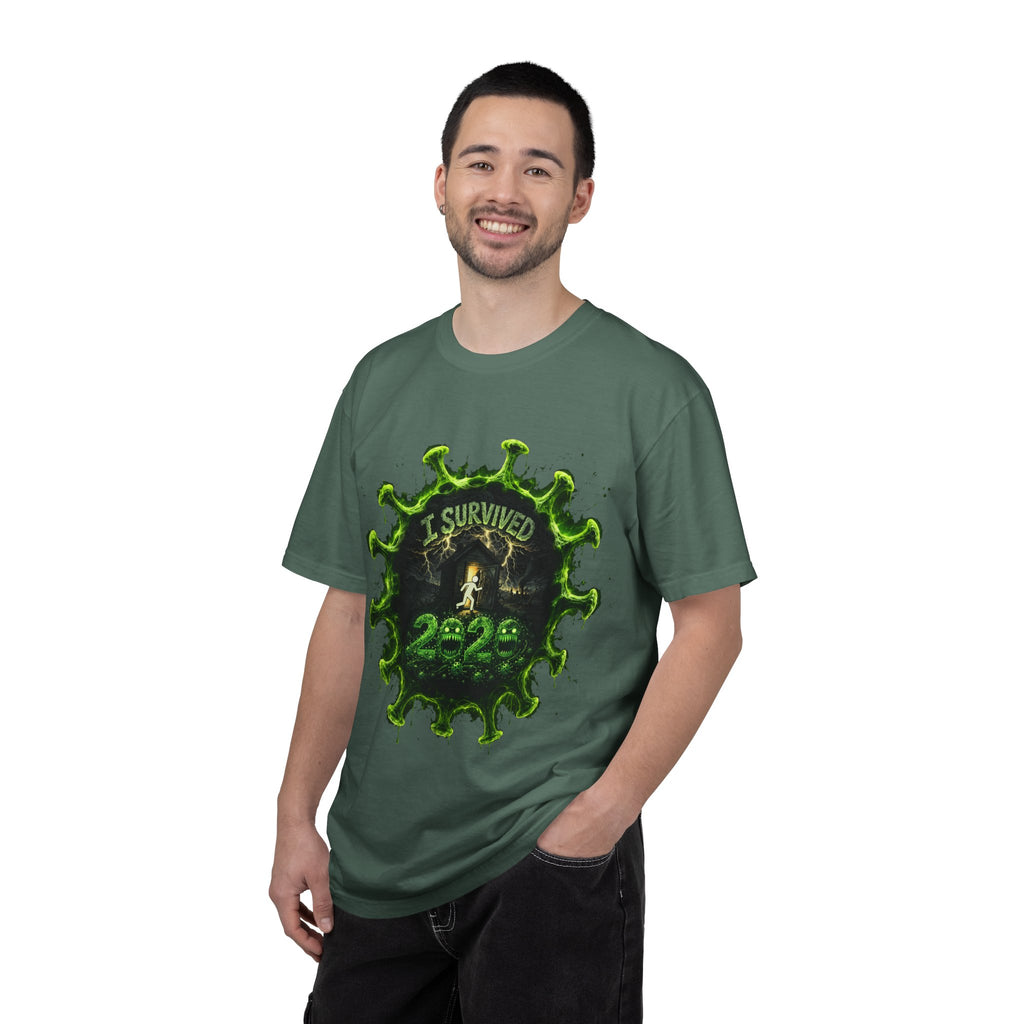 I Survived 2020 — Director's Cut S1:E5 "Delivery Doomsday" | Pandemic Edition Unisex Garment-Dyed T-shirt