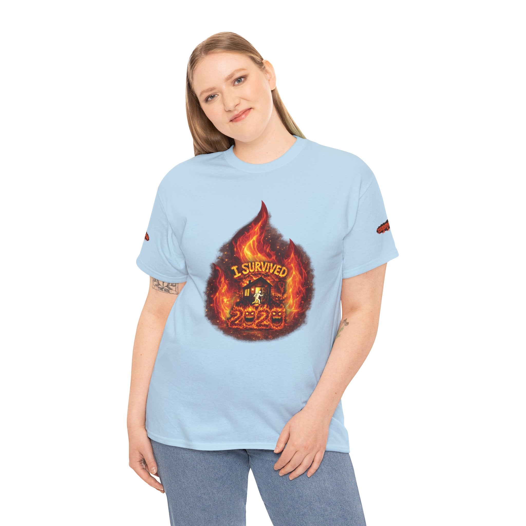 I Survived 2020 — Director's Cut S2:E3 "The California Wildfires" | Wildfire Edition Memorial Unisex Heavy Cotton Tee (SPECIAL EDITION)