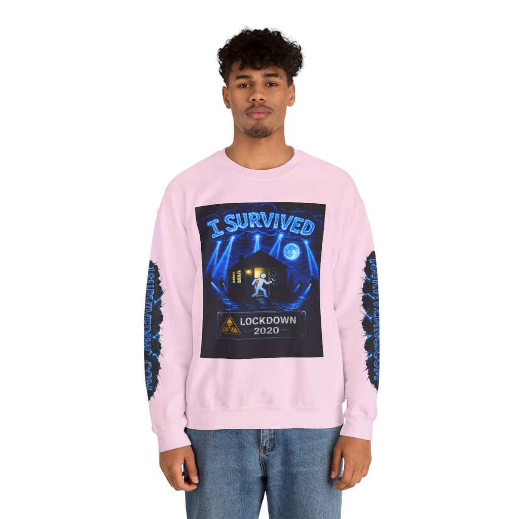 I Survived 2020 — LOCKDOWN S3:E1: "Quarantine" Unisex Heavy Blend™ Crewneck Sweatshirt