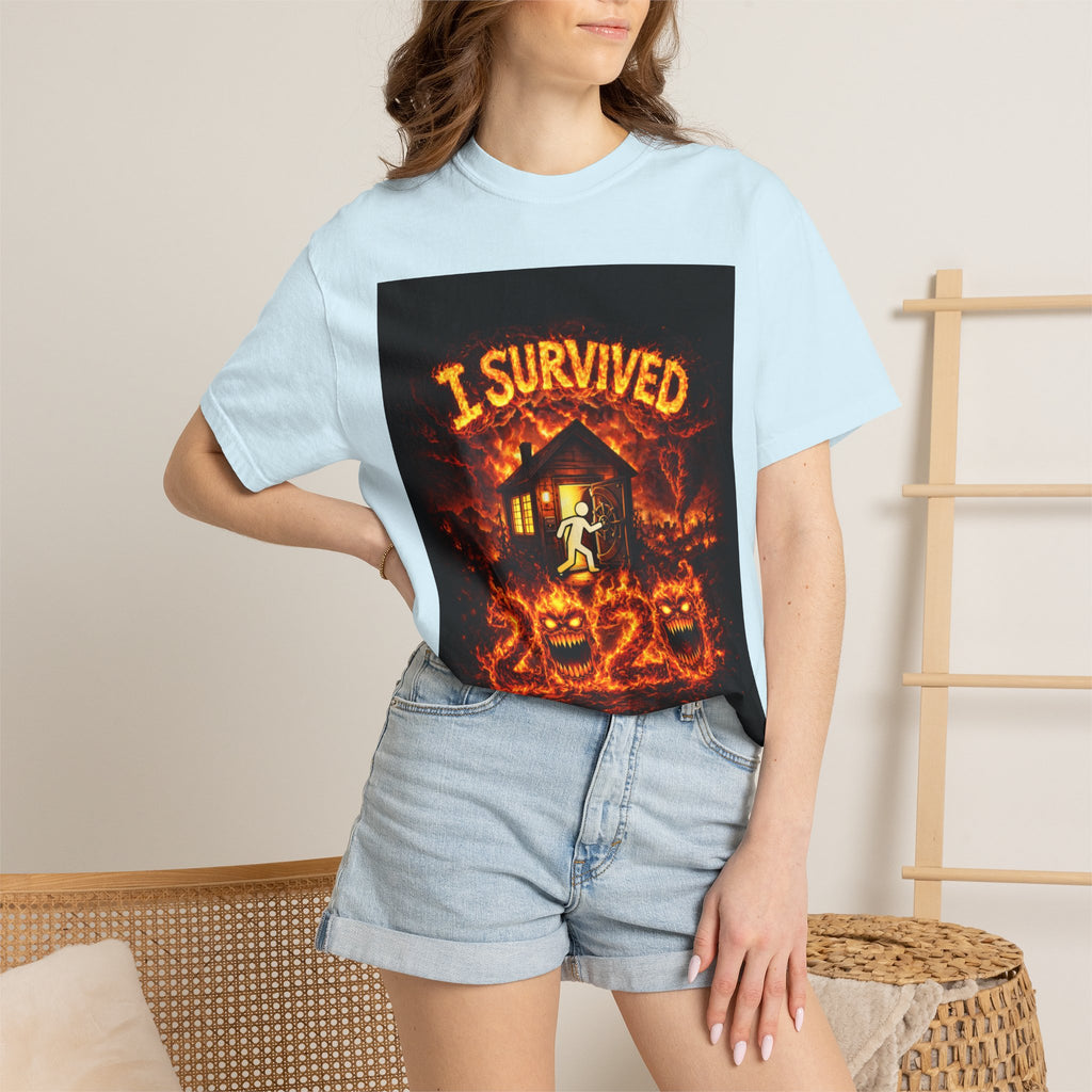 I Survived 2020 — S2:E4 "Western U.S. Wildfire Season" | Mid-Season Finale Pt. 1 | Wildfire Edition Memorial Unisex Garment-Dyed T-shirt