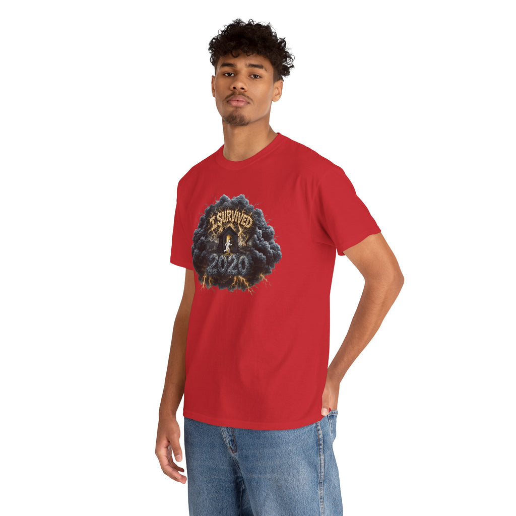 I Survived 2020 —  Deriector's Cut Original Design Teaser Tee | Season 1 Premiere Drop Unisex Heavy Cotton Tee