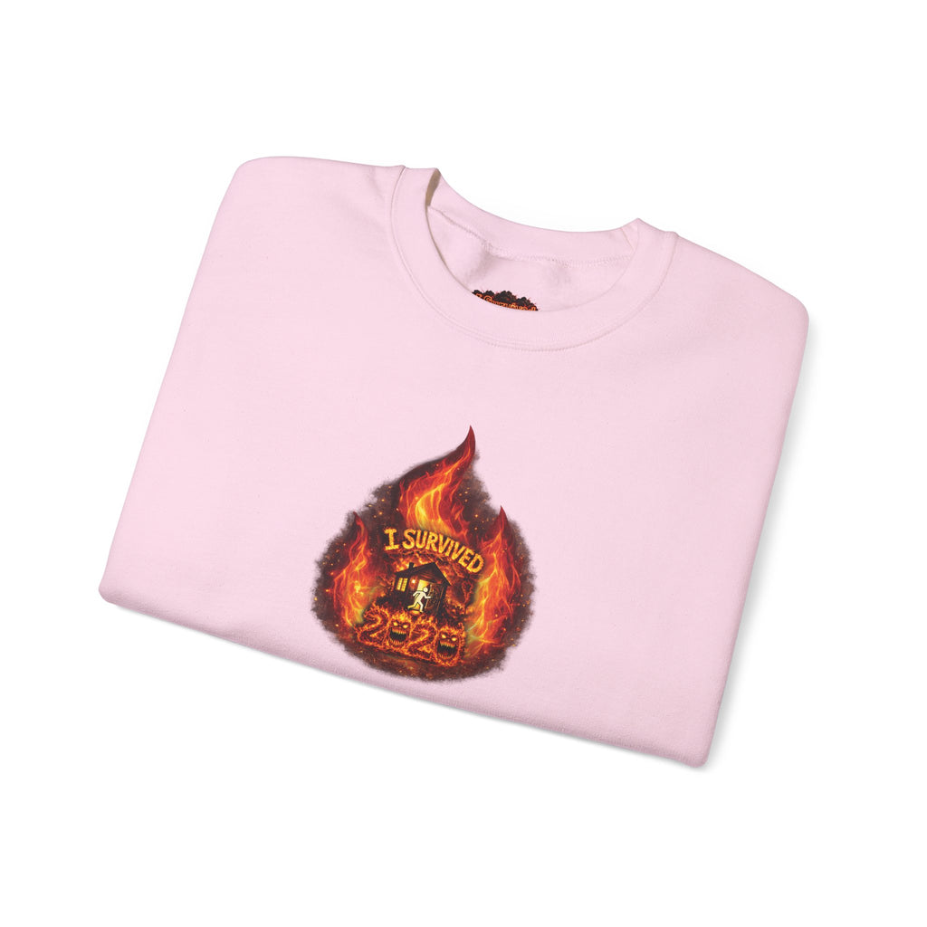 I Survived 2020 — WILDFIRES S2:E1: Director's Cut "Berry Creek" Memorial Unisex Heavy Blend™ Crewneck Sweatshirt