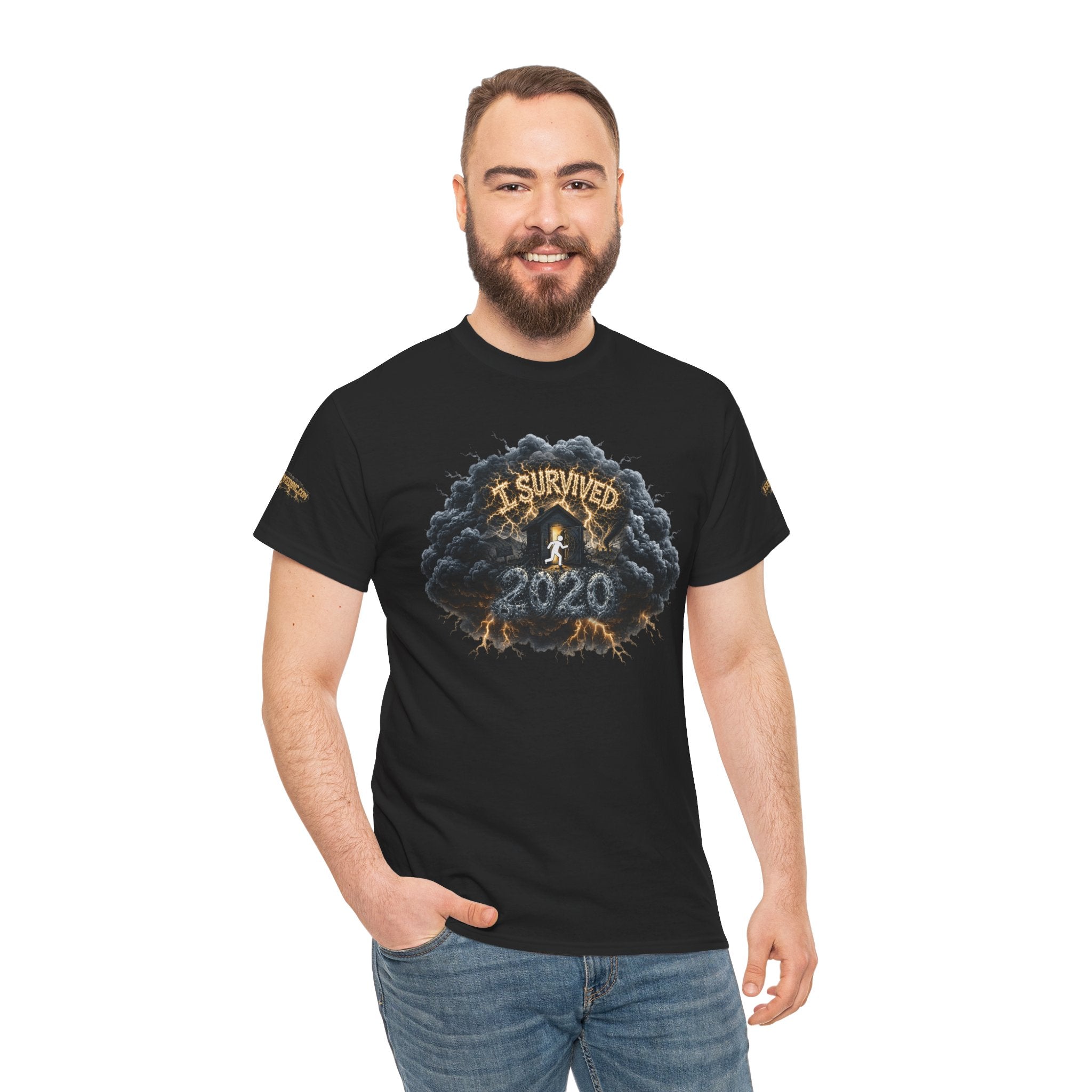 I Survived 2020 — Director's Cut Original Design Teaser Tee | Season 1 Premiere Drop Unisex Heavy Cotton Tee (SPECIAL EDITION)