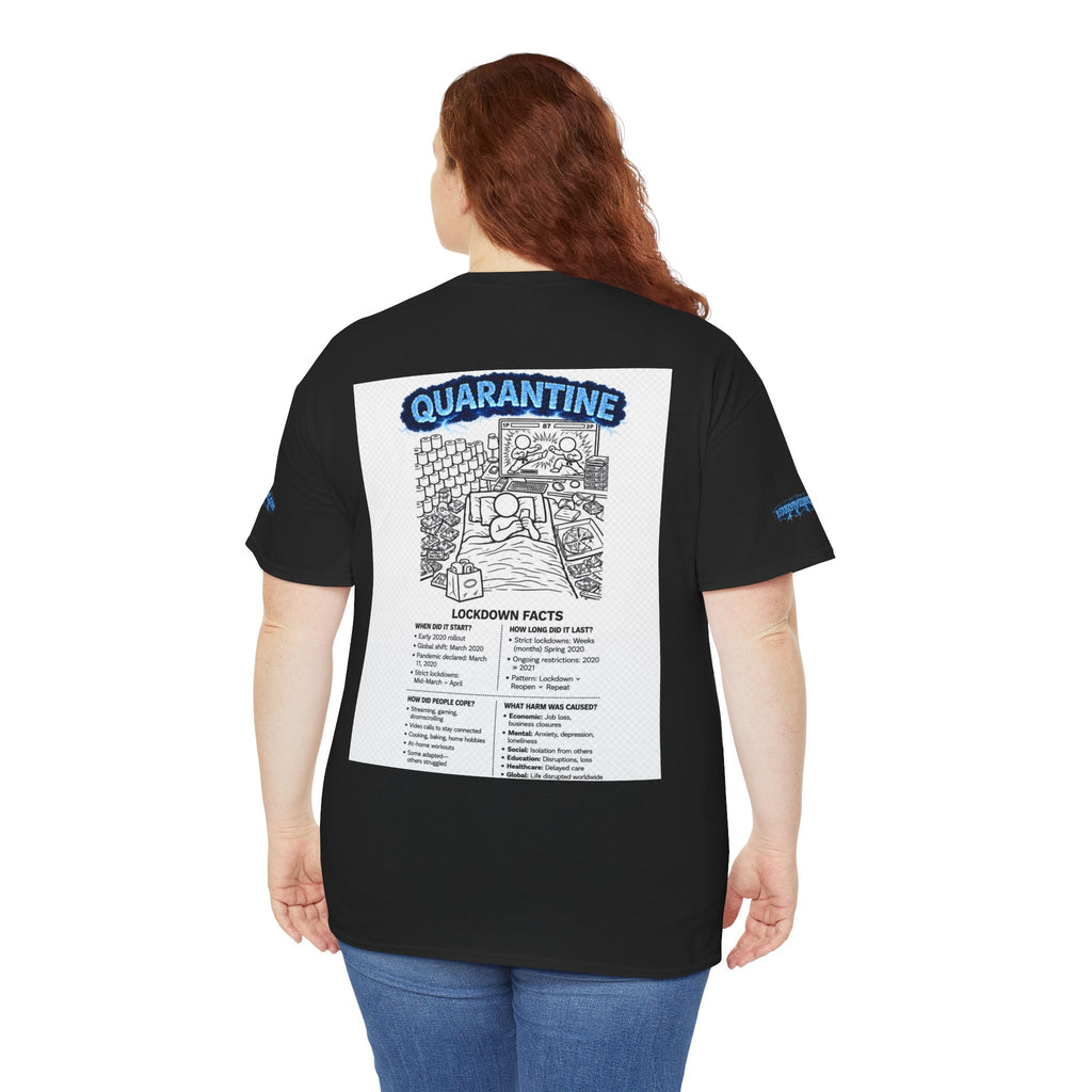 J'ai survécu à 2020 — S3:E1 « Quarantaine » | T-shirt unisexe en coton épais édition Confinement (ÉDITION SPÉCIALE)