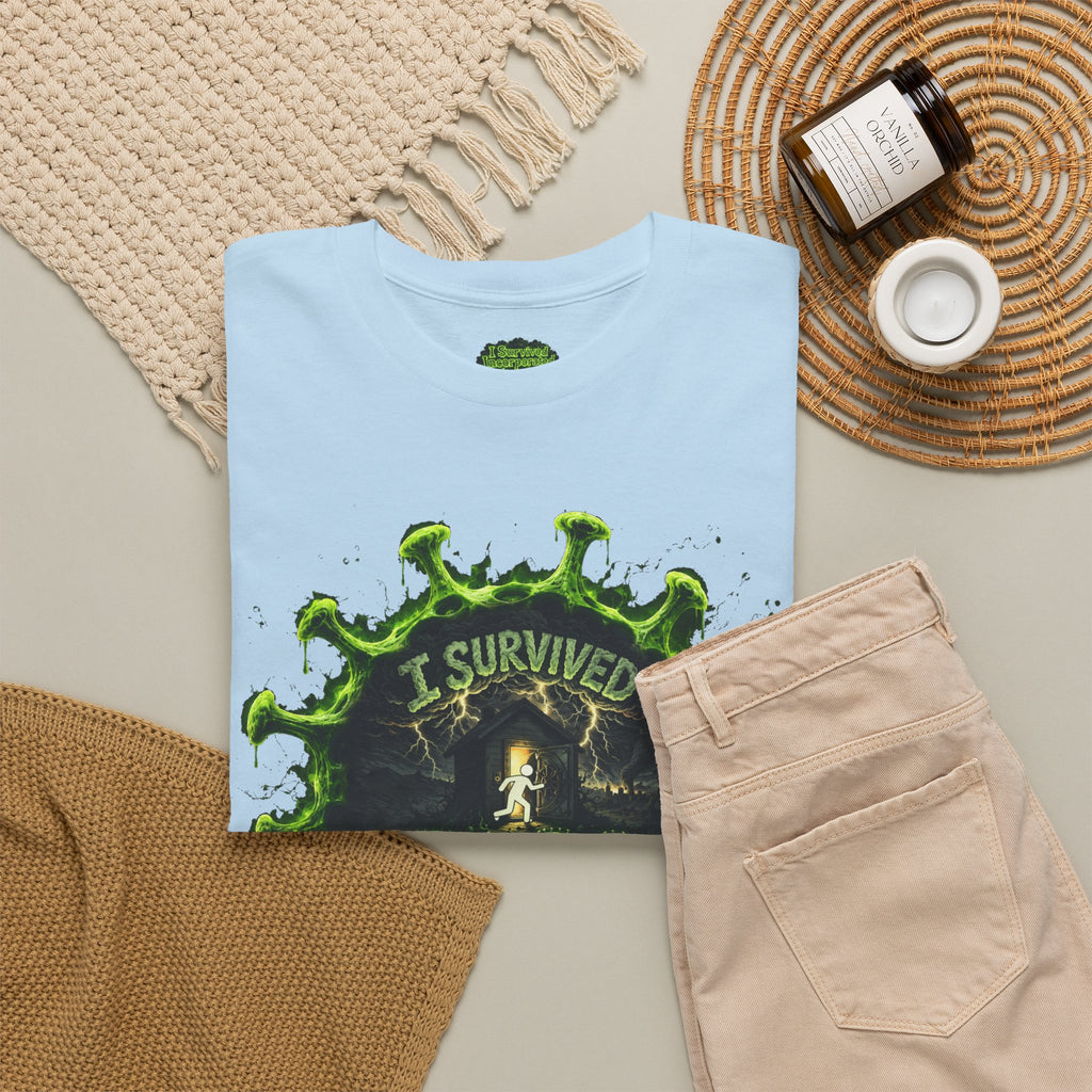 I Survived 2020 — Director's Cut S1:E5 "Delivery Doomsday" | Pandemic Edition Unisex Heavy Cotton Tee
